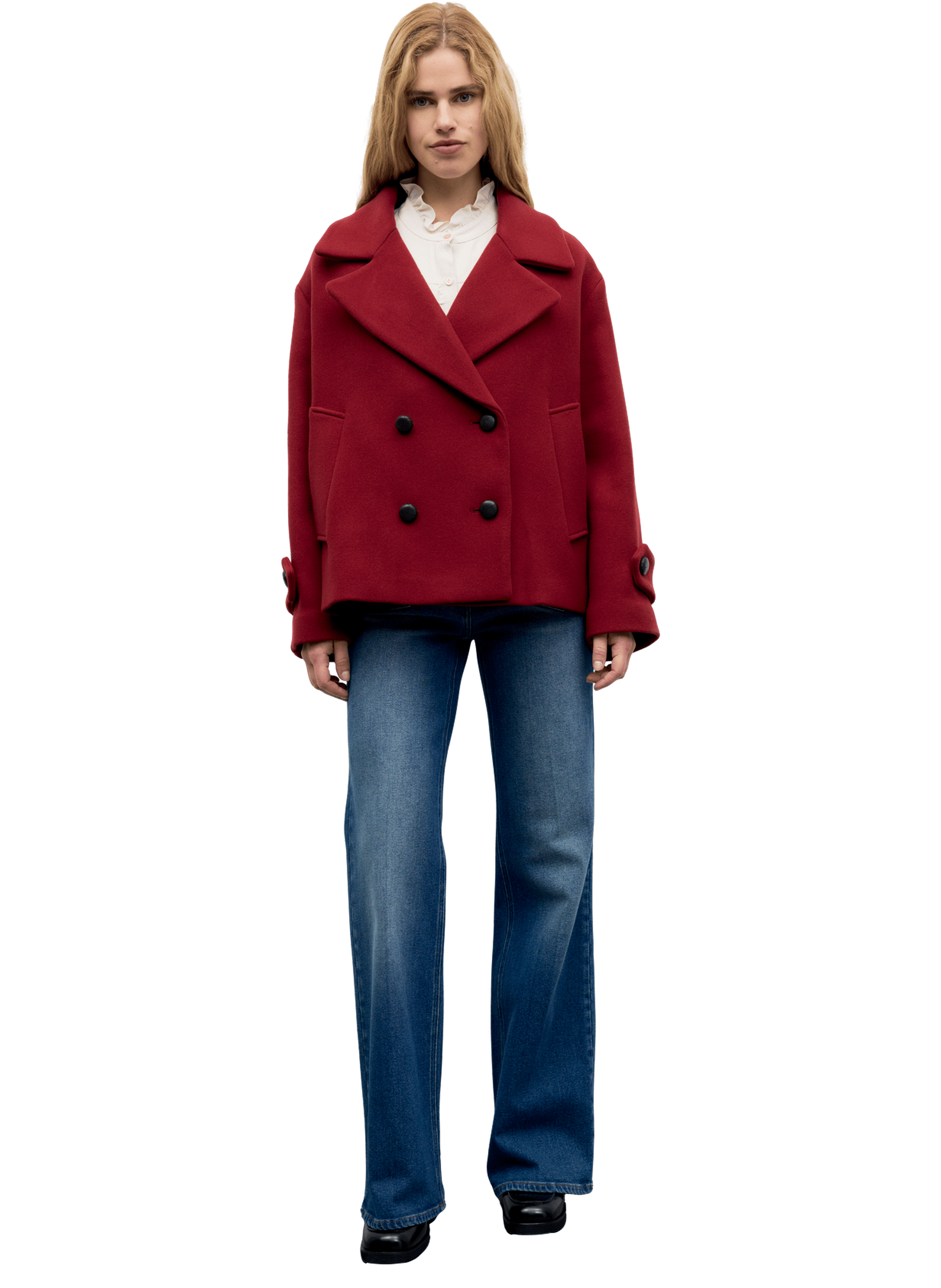Caban court - alla GERARD DAREL Rouge