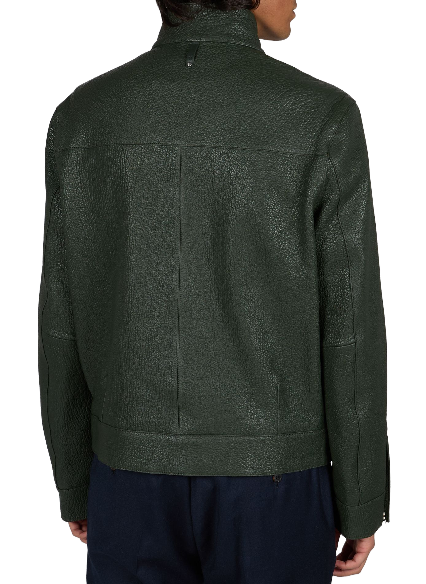 Otto straight leather jacket MACKAGE Green
