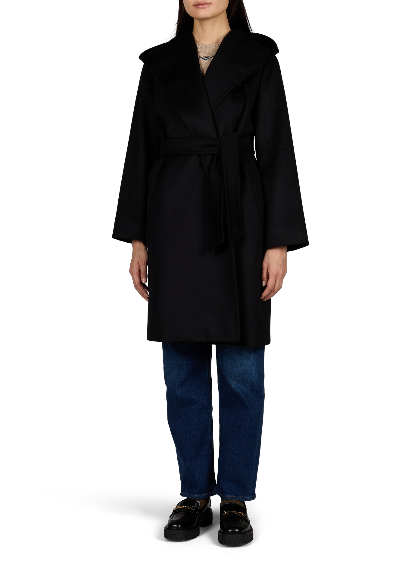 NEWMANG wool coat MAX MARA STUDIO Black