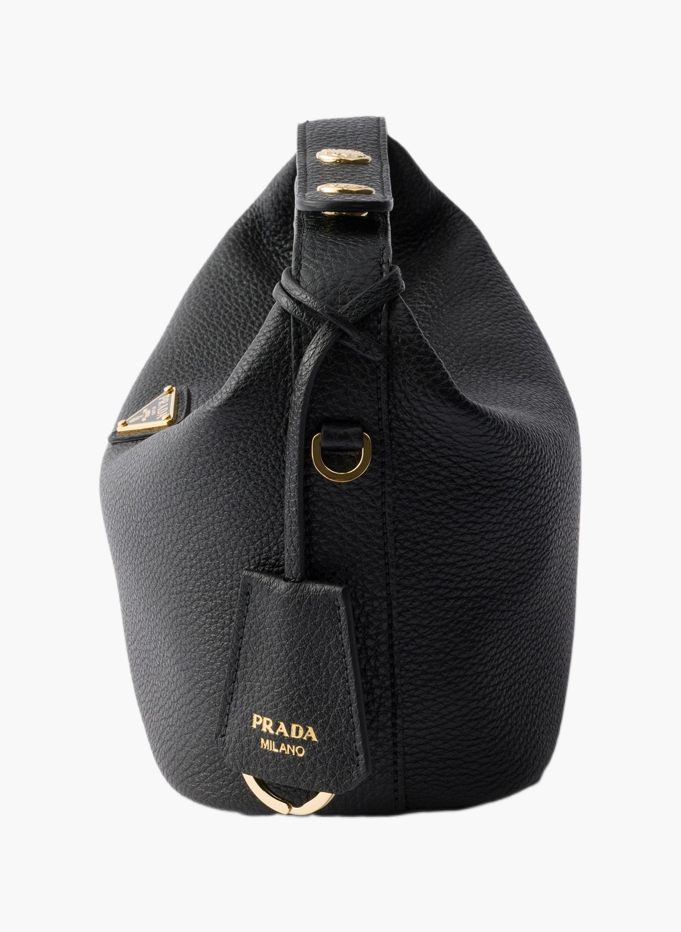 Mini sac prada chérie en cuir PRADA Noir