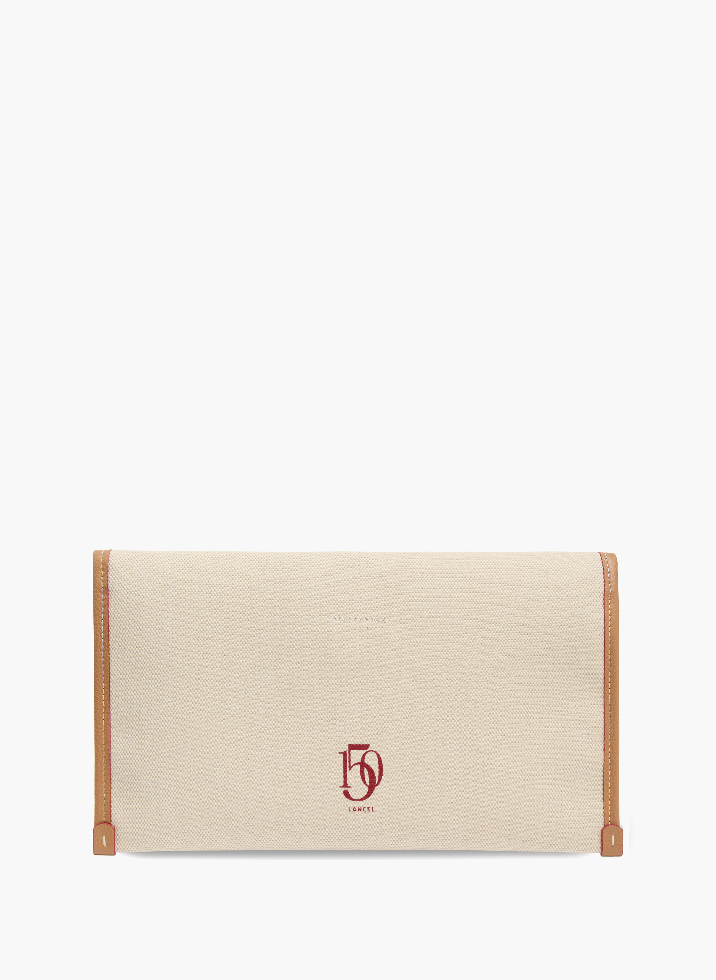 Shopper bag capsule 150 jaar in canvas en rundleer LANCEL Veelkleurig