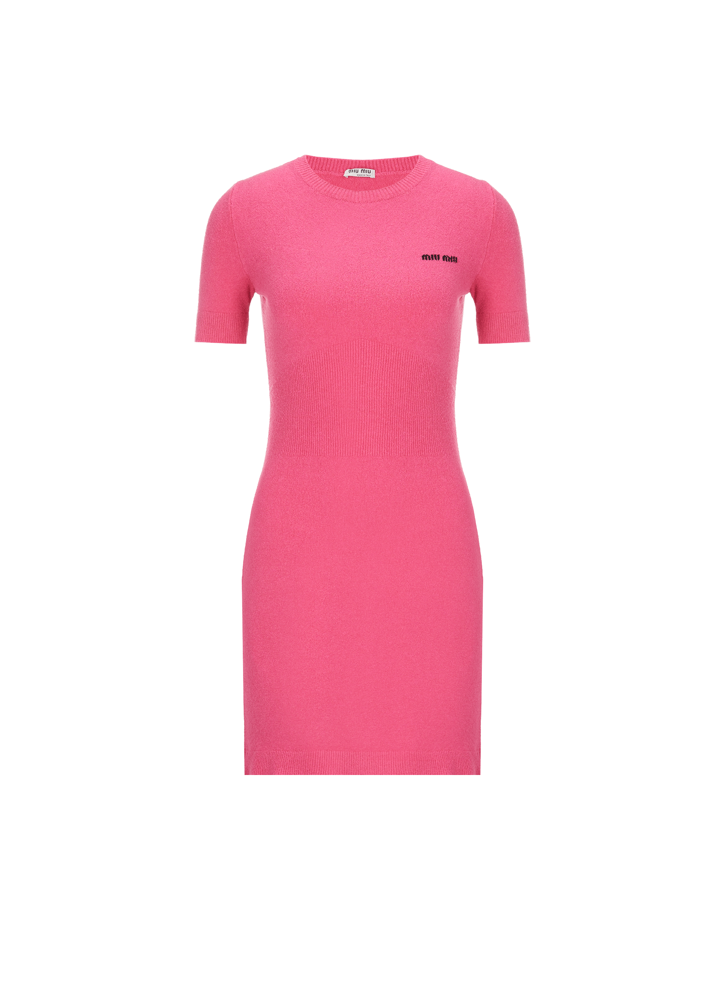 Robe courte en coton bouclé