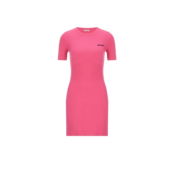 Robe courte en coton bouclé