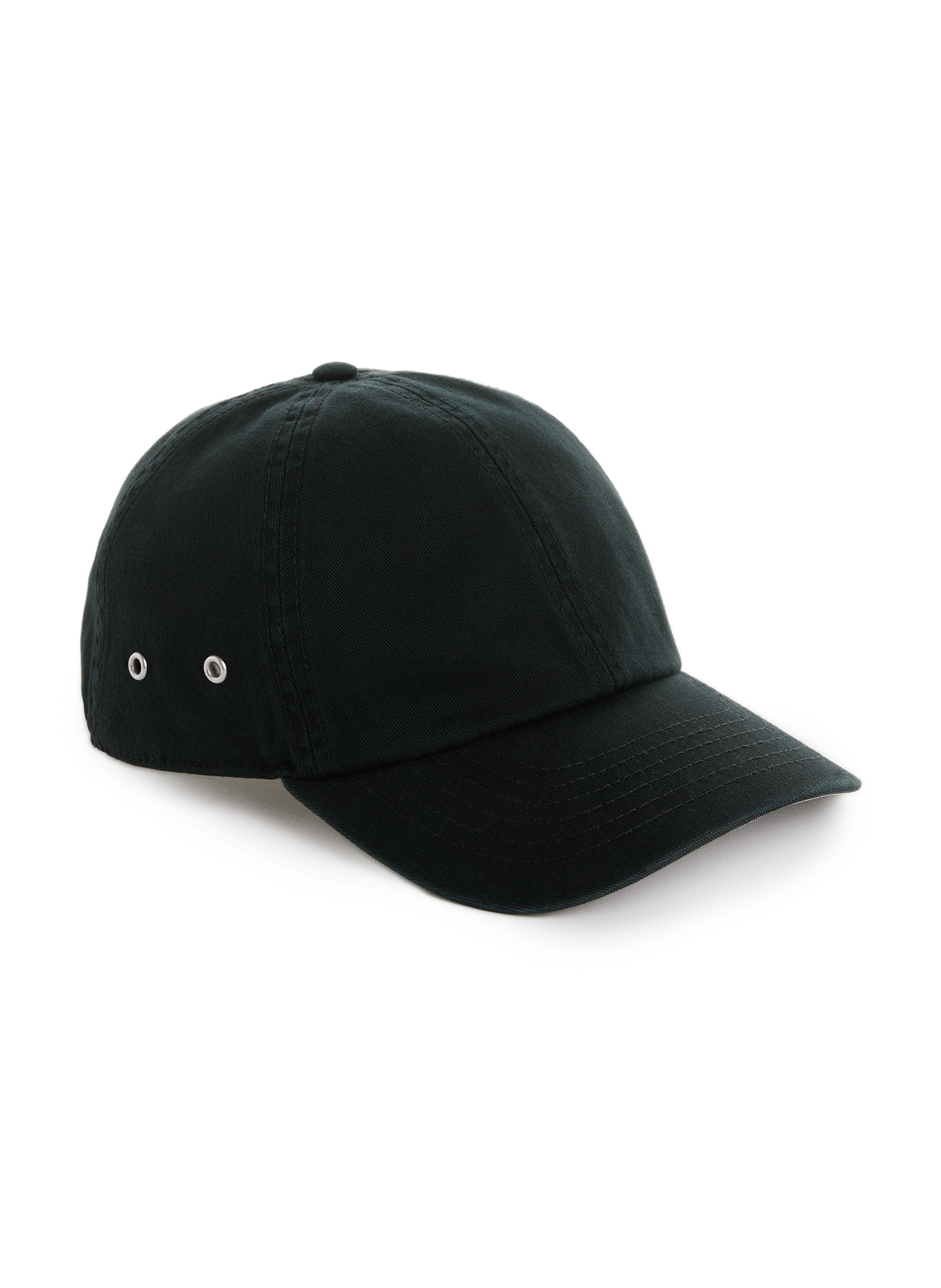 Cotton canvas baseball cap SAISON 1865 Black