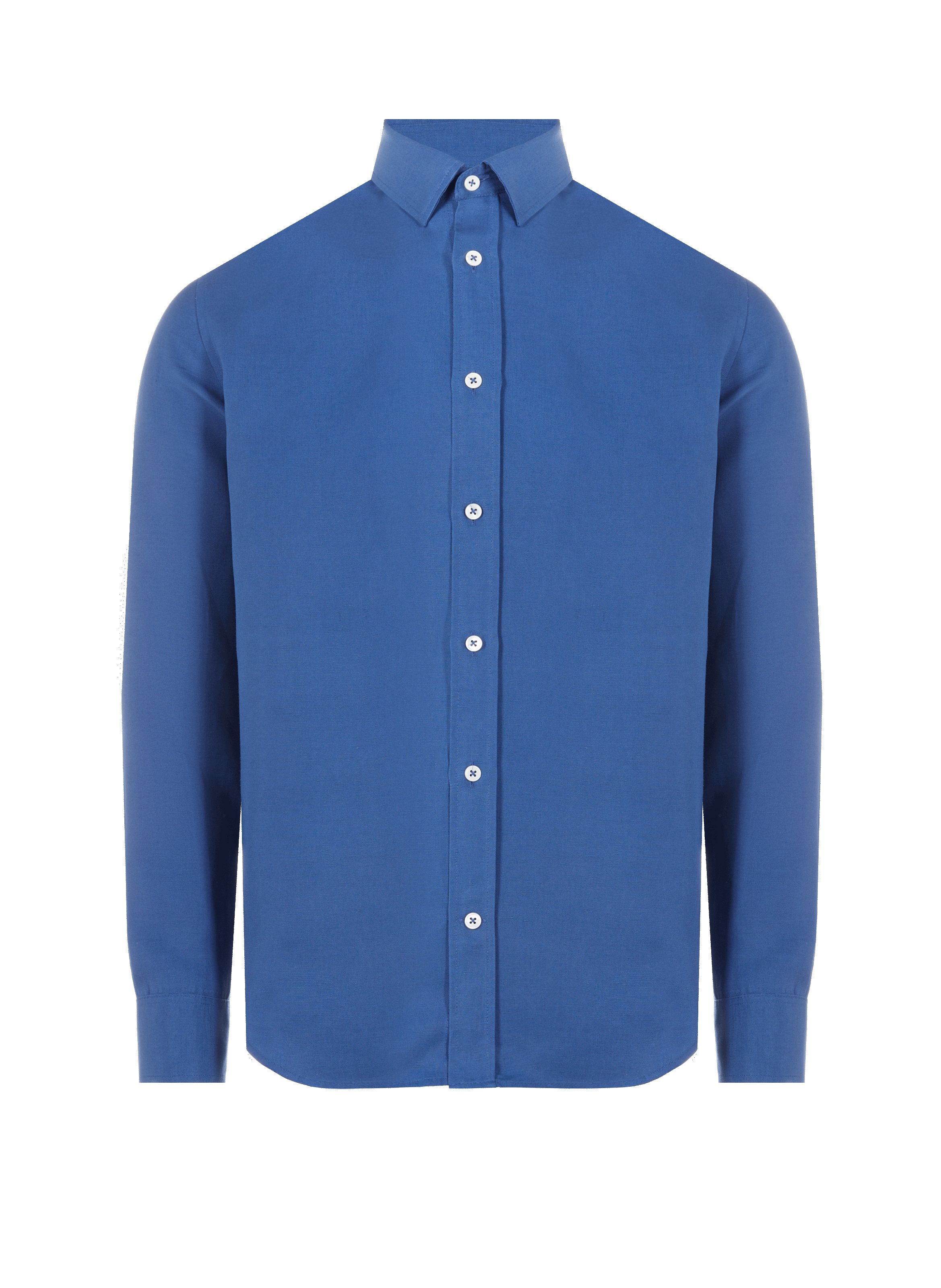 Bara linen and lyocell shirt EDITIONS 102 Blue