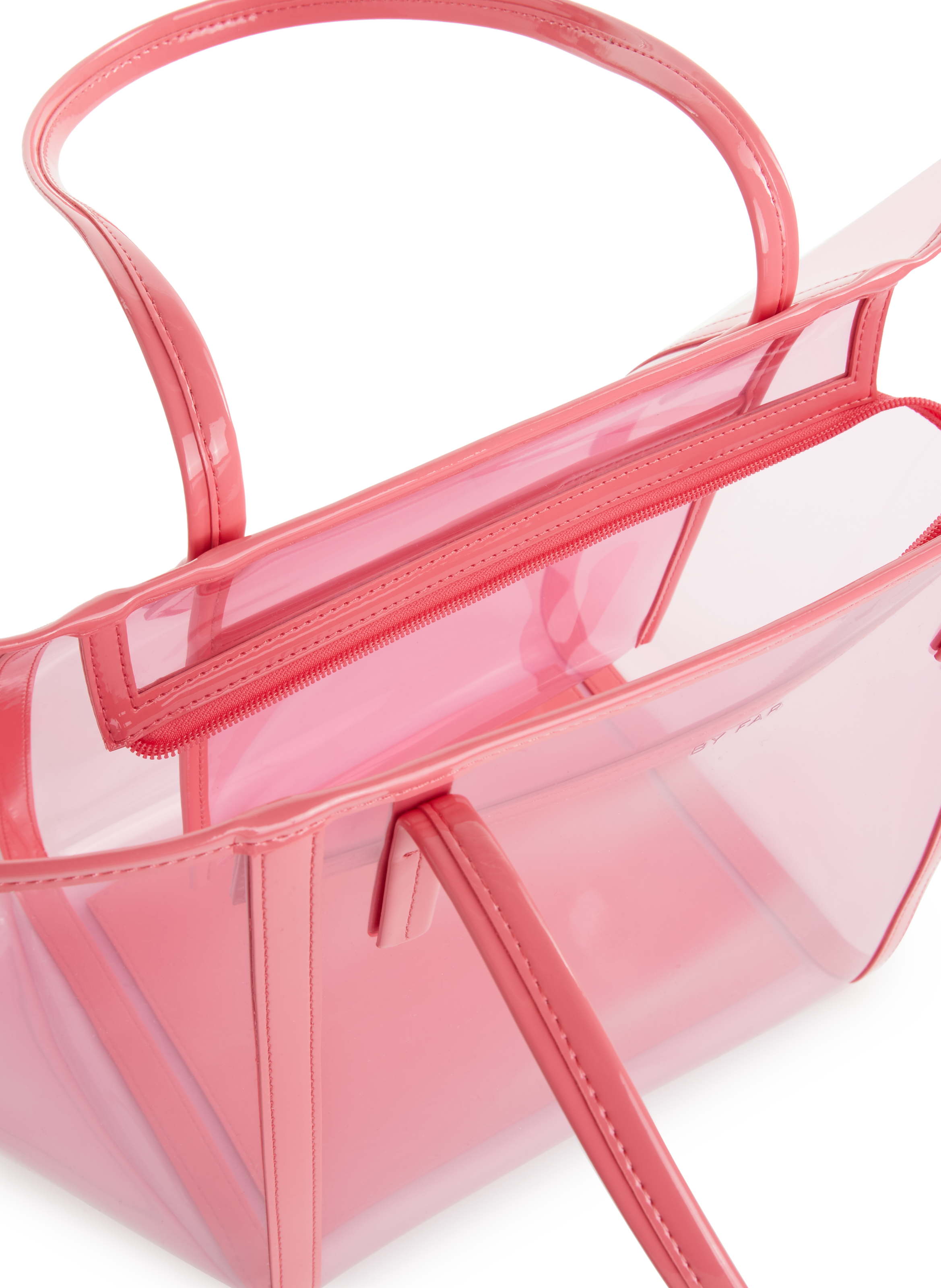 Sac cabas en transparence  BY FAR Rose