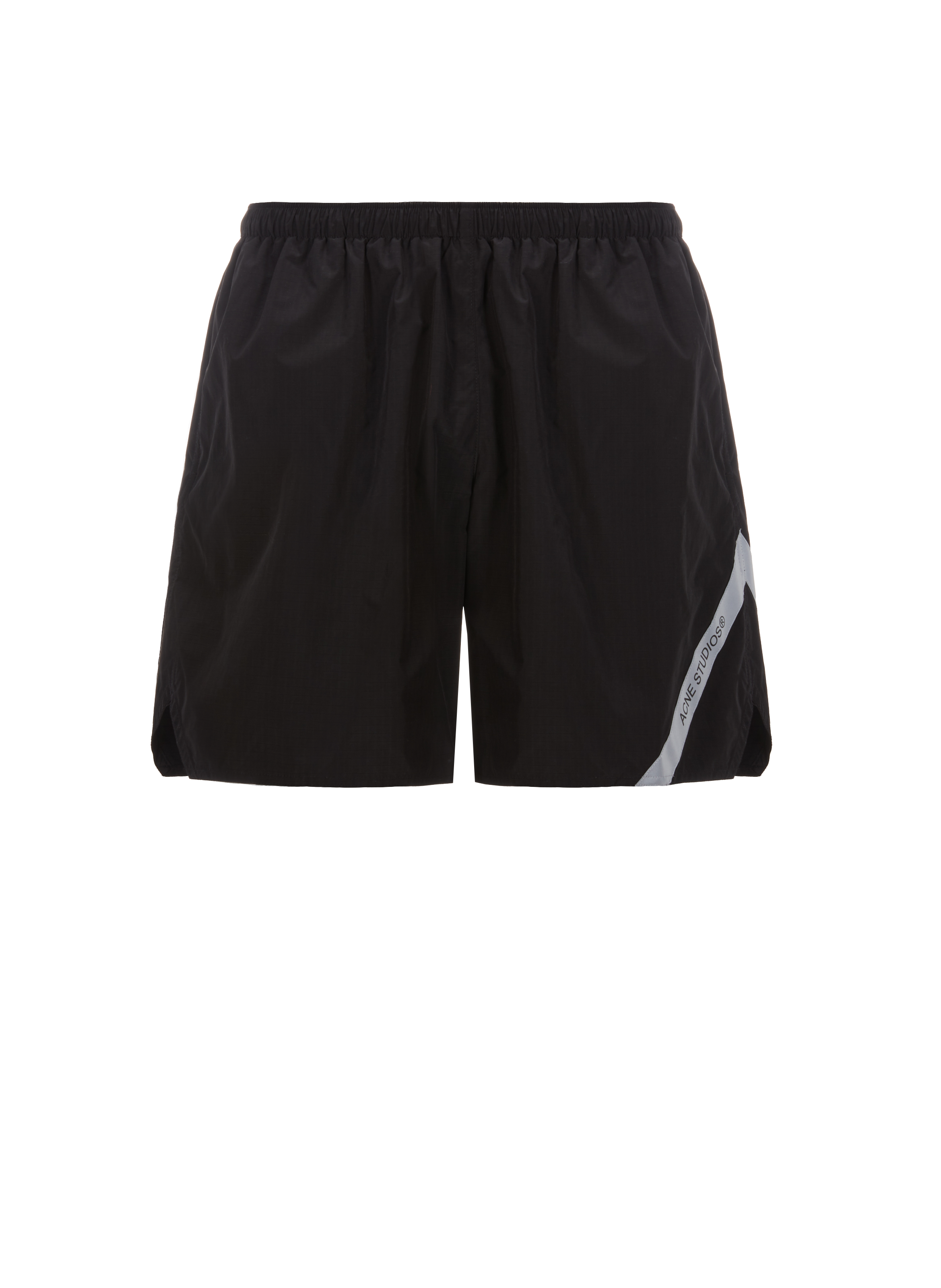 ACNE STUDIOS Logo swim shorts Black