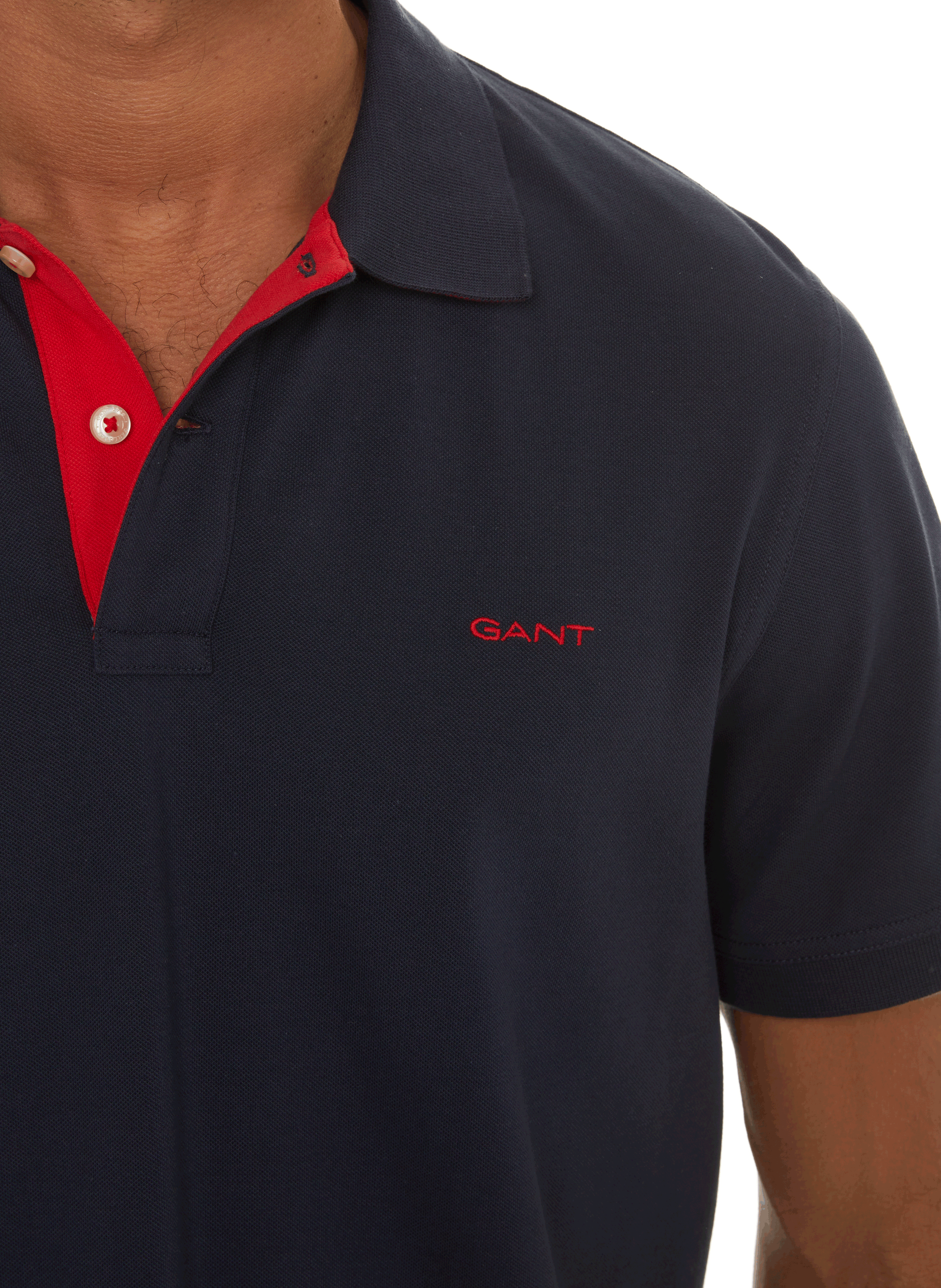 Cotton polo shirt  GANT Blue