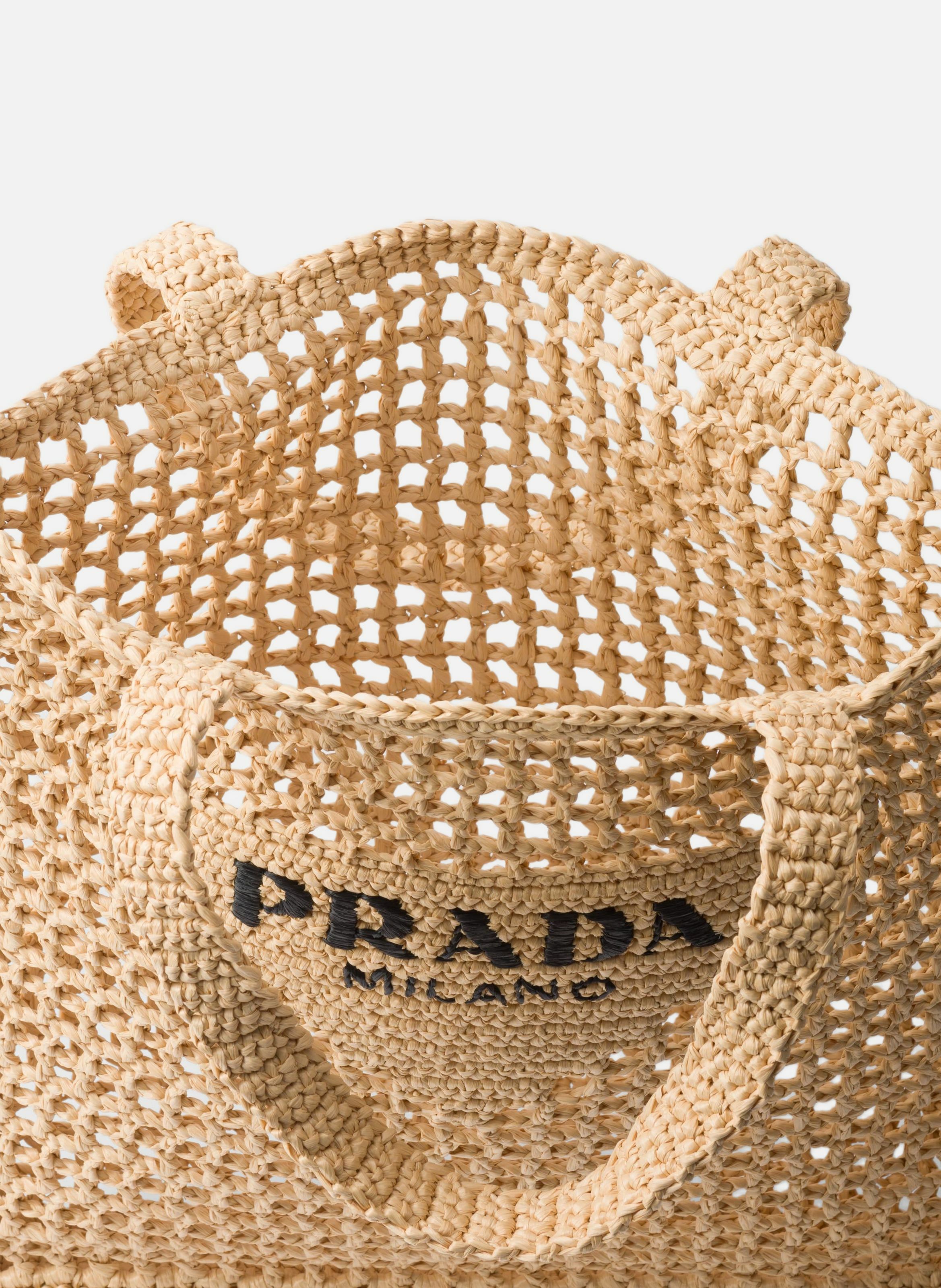 Cabas en crochet PRADA Beige