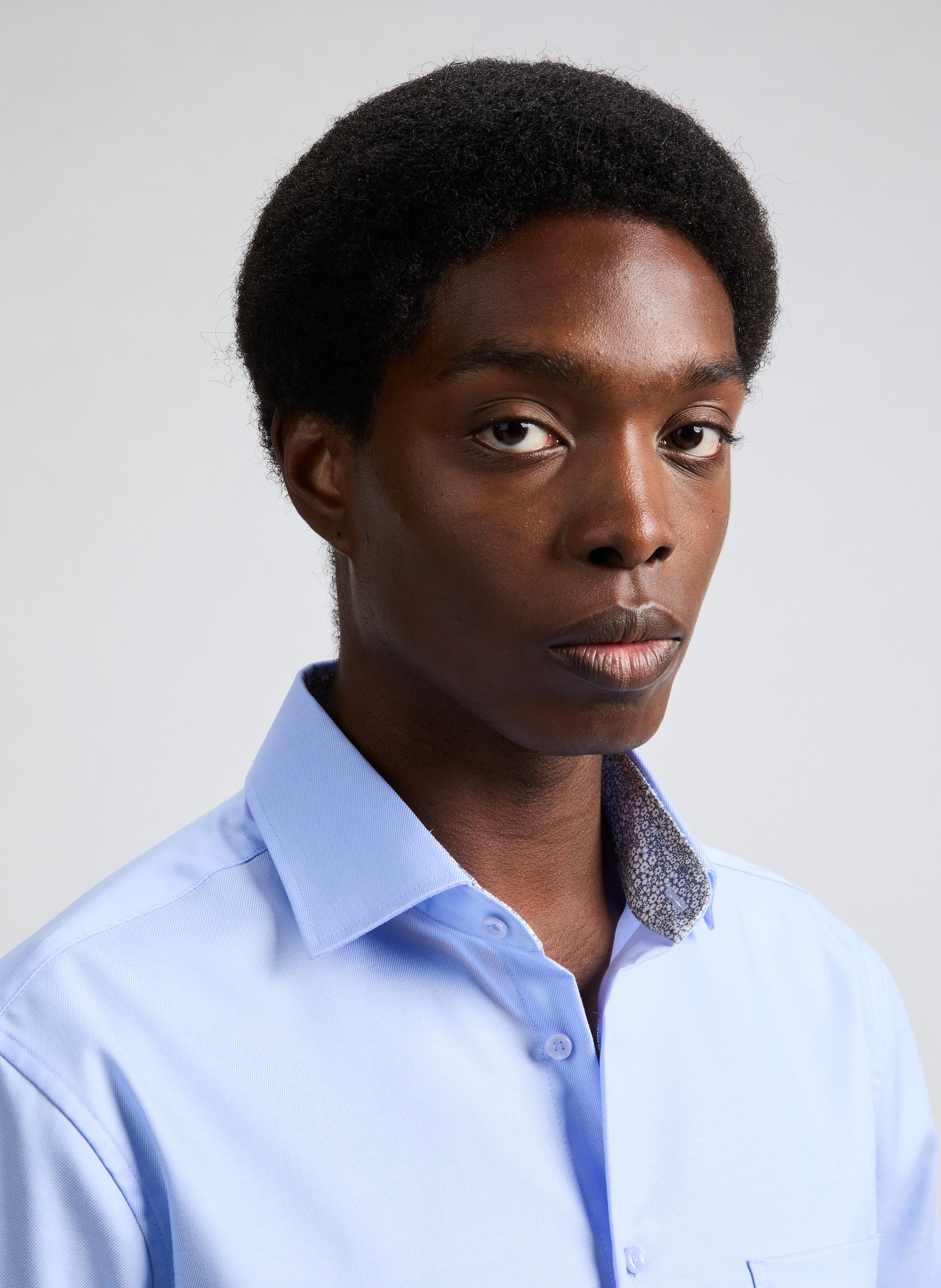 Linen shirt SEIDENSTICKER Blue