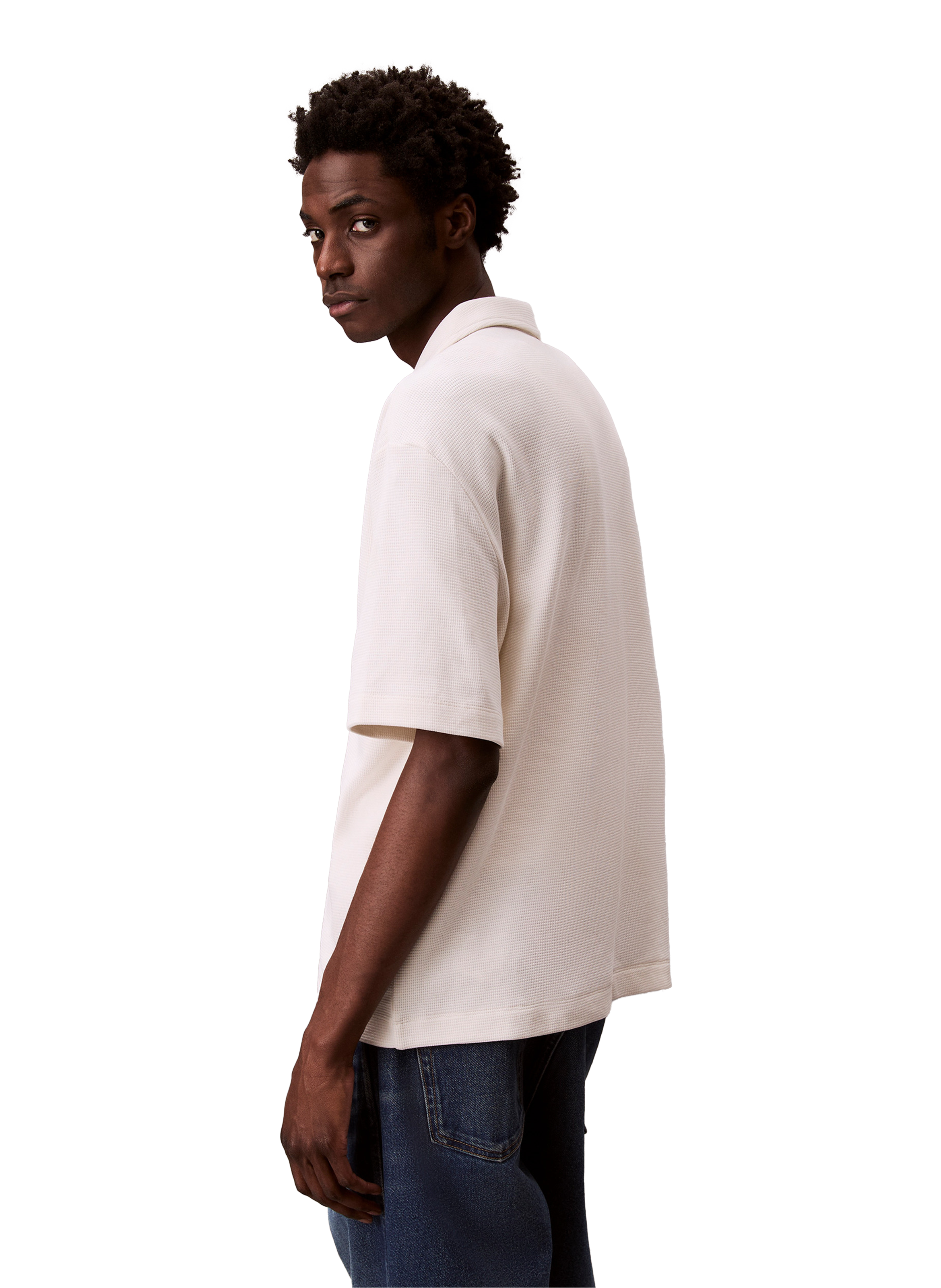 Chemise en coton CALVIN KLEIN Blanc