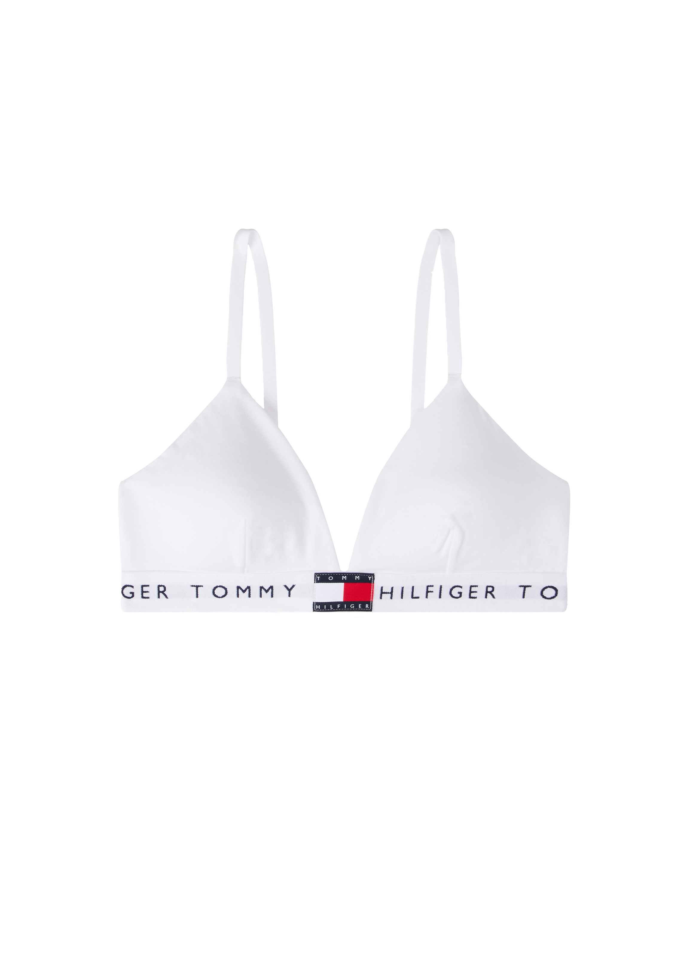 Soutien-gorge triangle en coton TOMMY HILFIGER Blanc