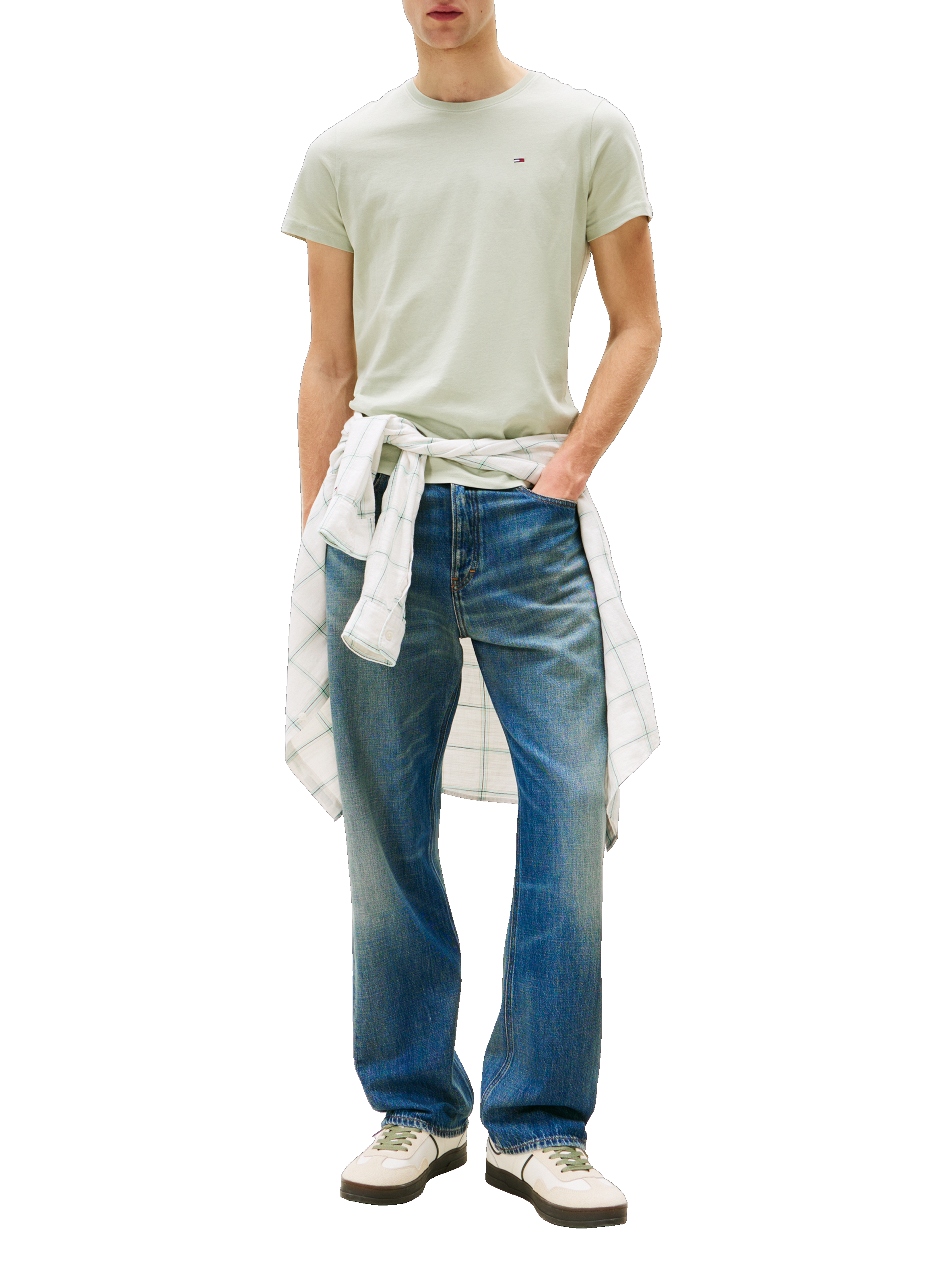 Classic Cotton T-Shirt TOMMY HILFIGER Khaki