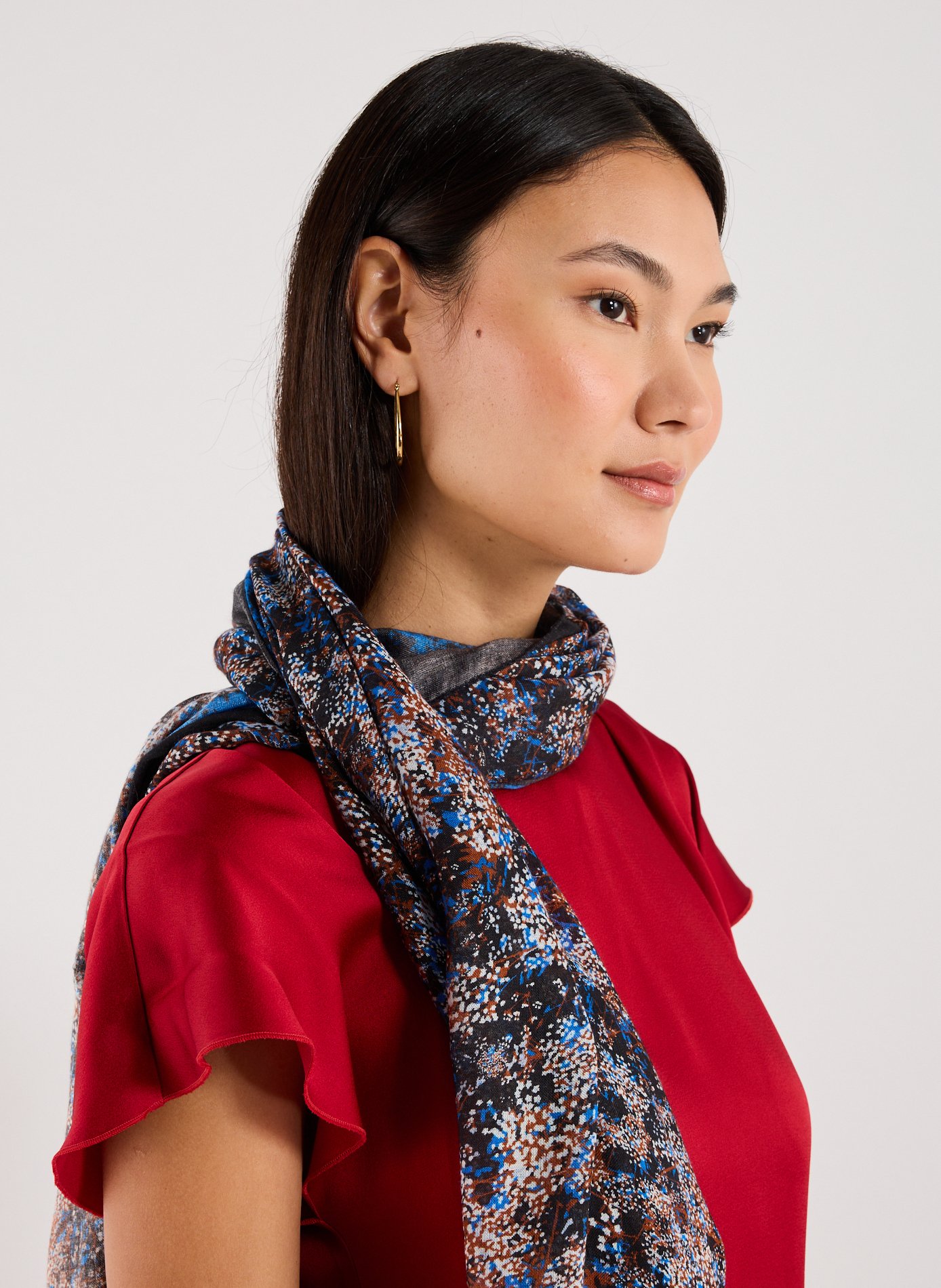 Foulard à motif AU PRINTEMPS PARIS Multicolore