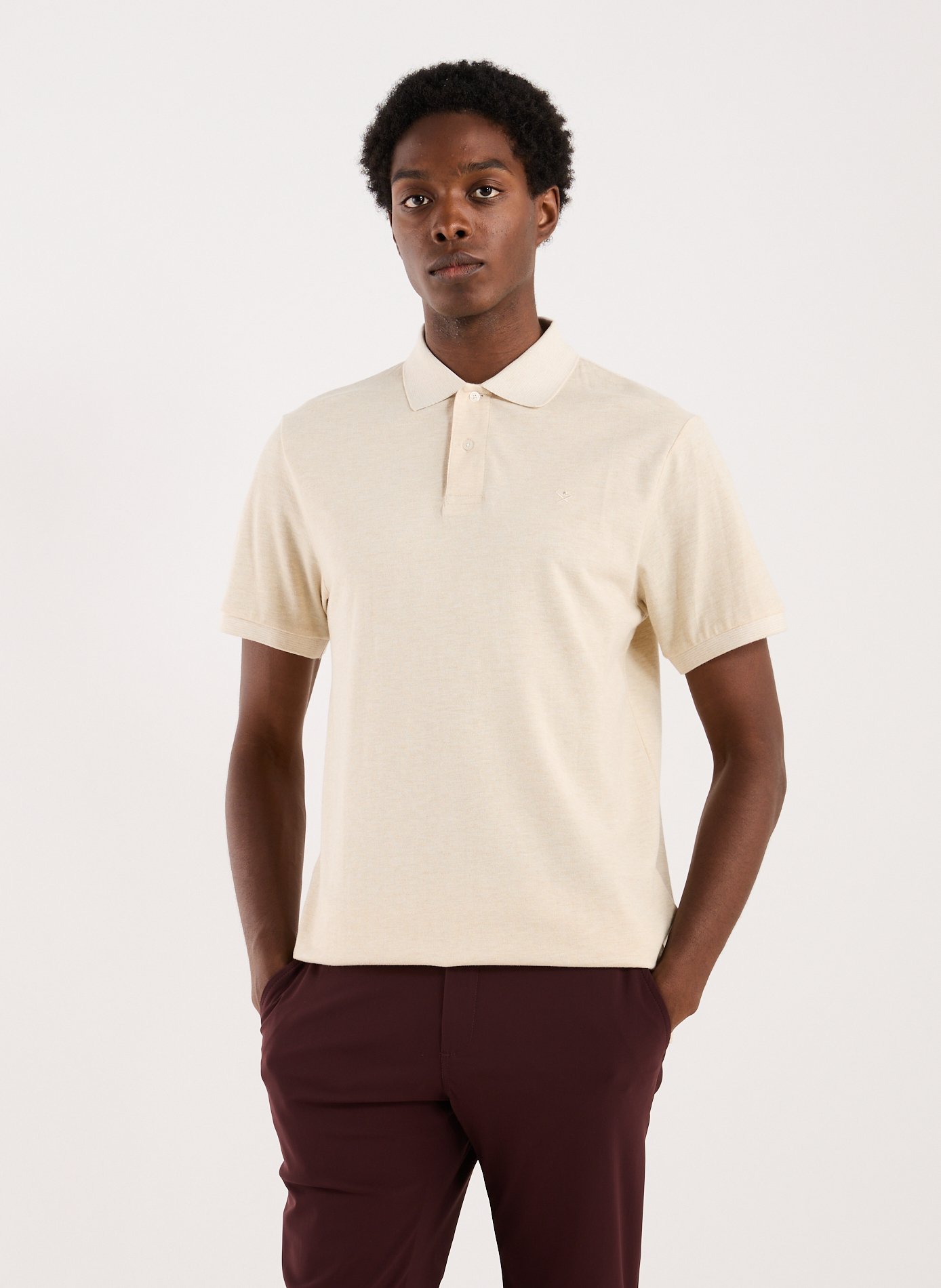 HACKETT Polo en coton  Beige