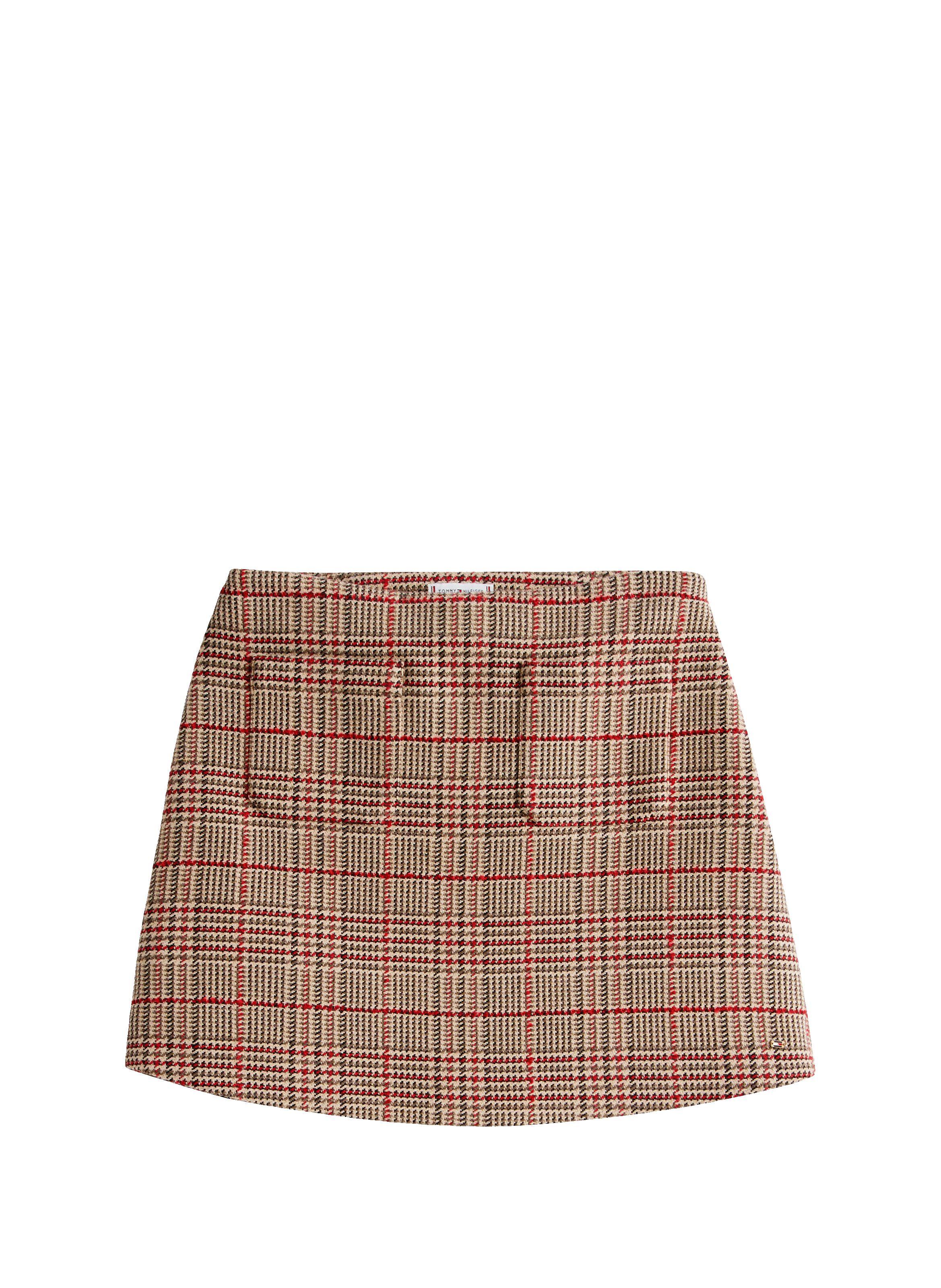 Mini tweed checkered skirt TOMMY HILFIGER Multicolour