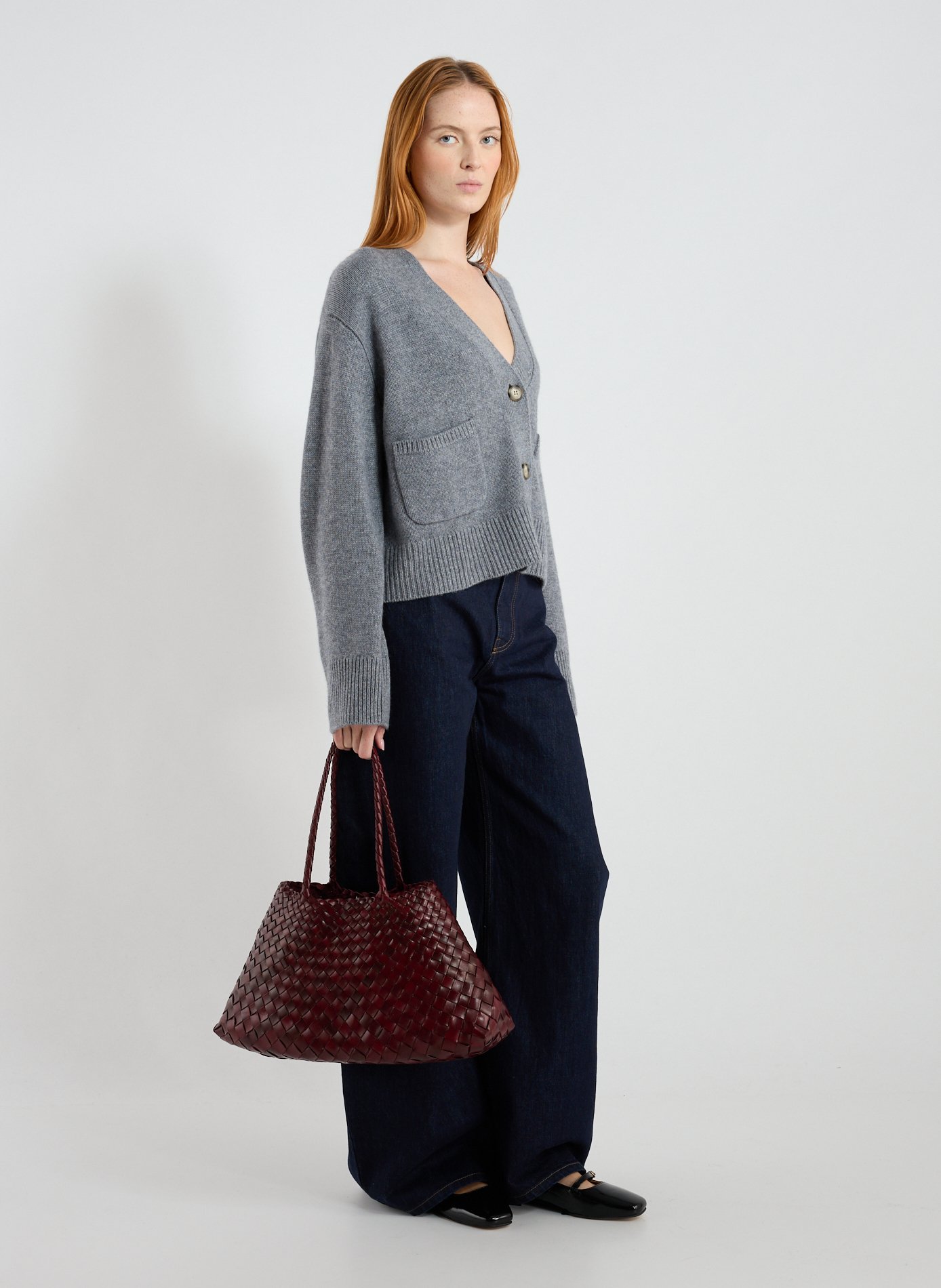 Sac cabas Santa Croce Big DRAGON DIFFUSION Rouge