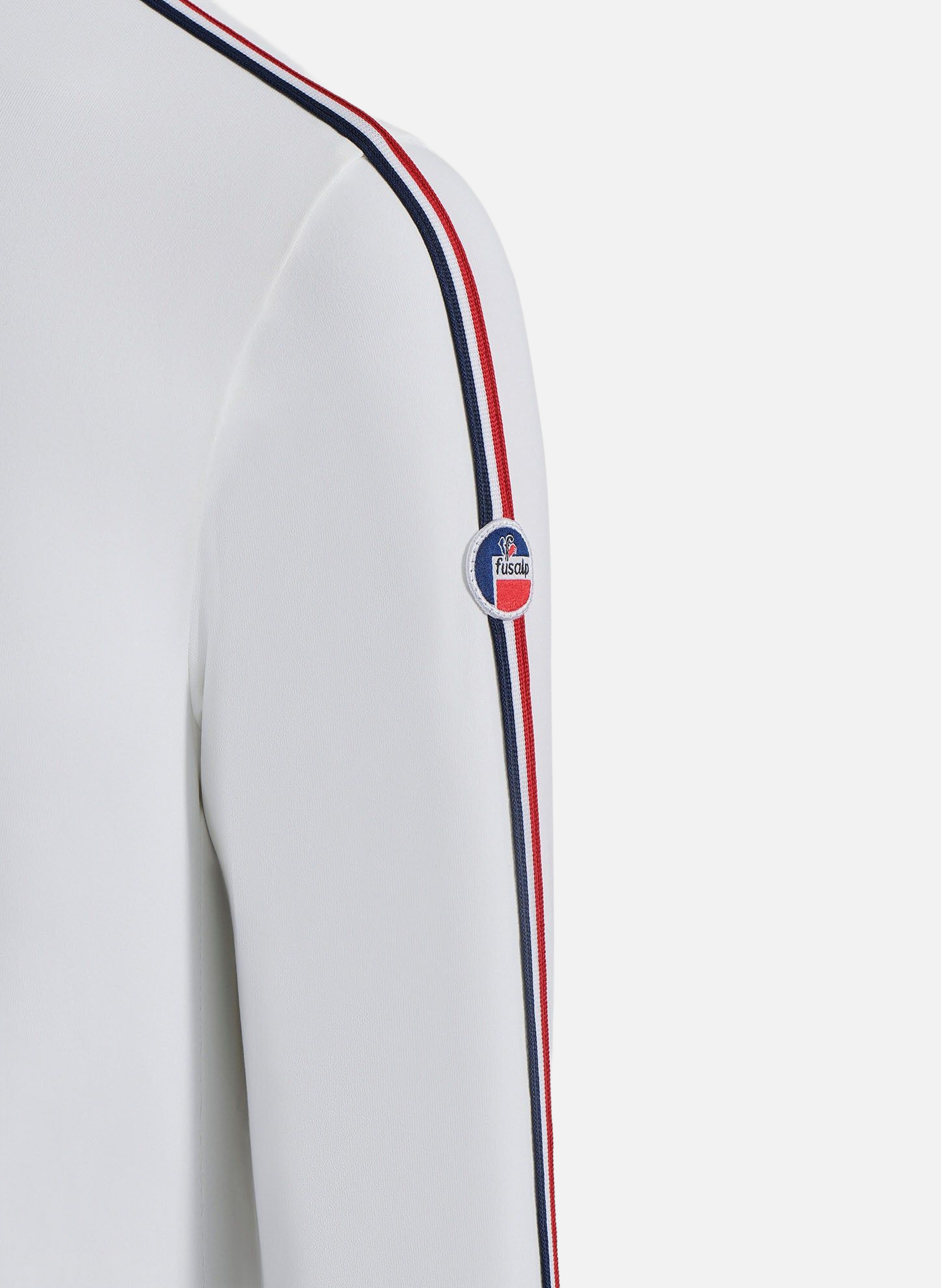 Sous pull stellia col montant coupe ajustée FUSALP Blanc