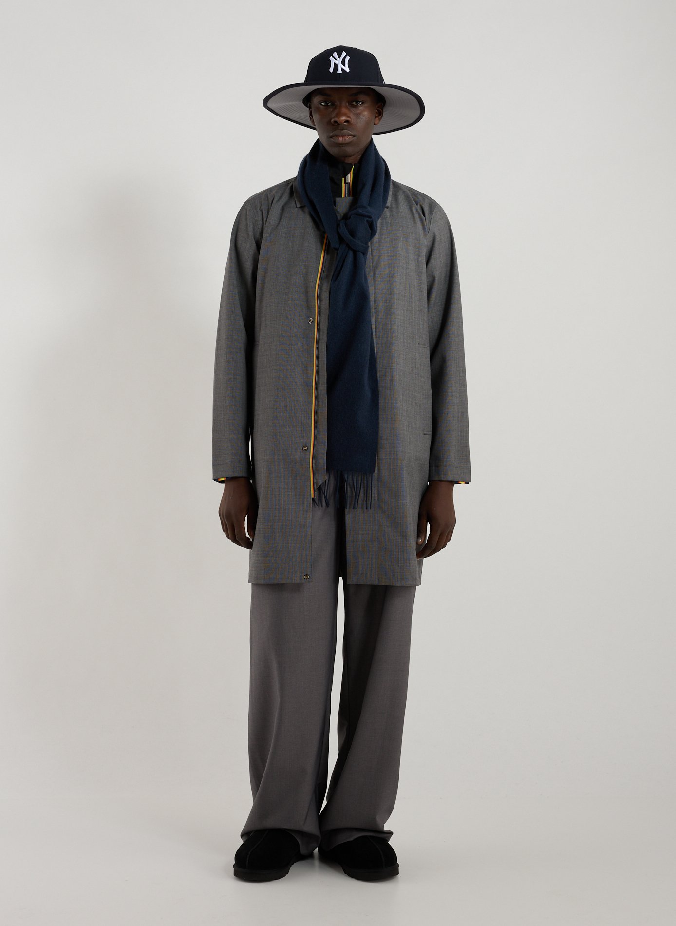 Mid-length Poirol parka K-WAY Grey