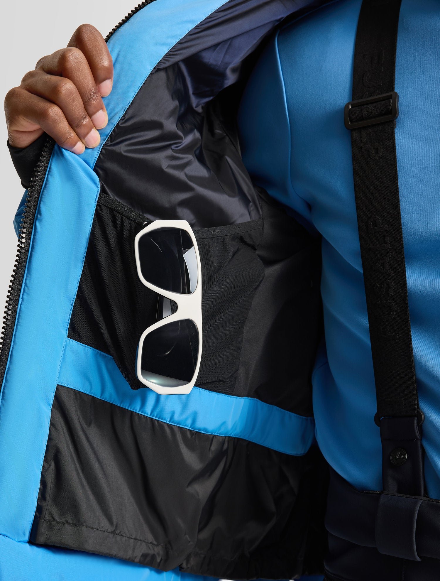 Veste de ski bottrix col tailleur coupe regular FUSALP Bleu