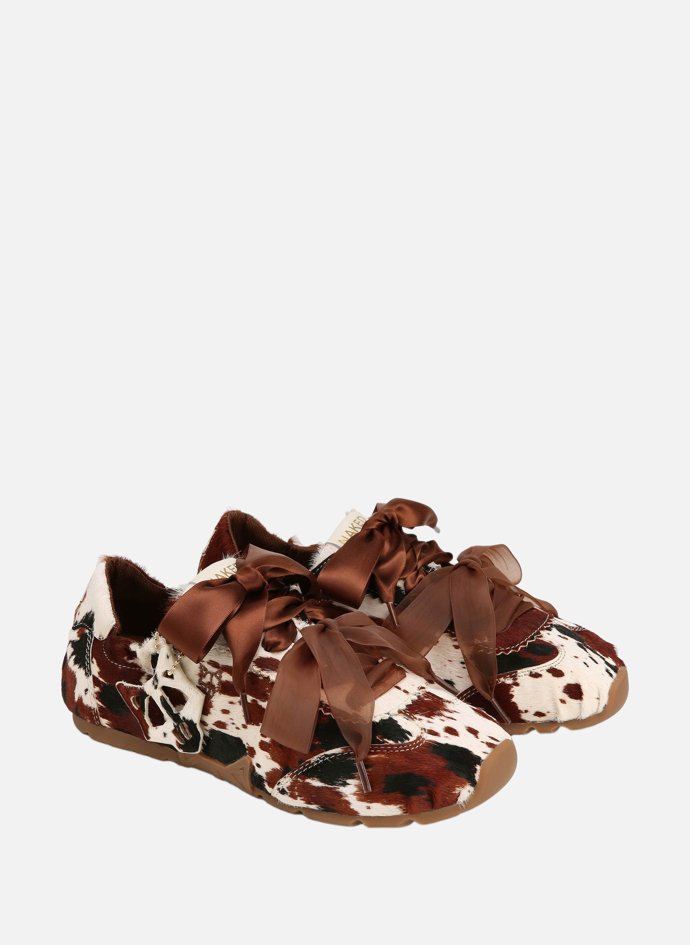 Baskets adorable NAKED WOLFE Marron