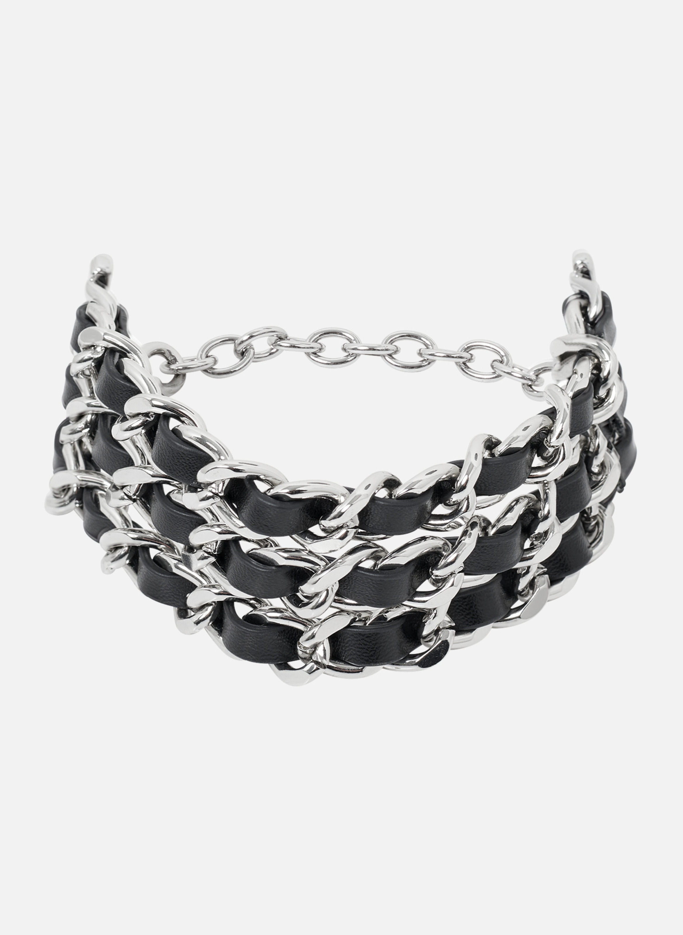 Bracelet chaînes argenté THE KOOPLES Gris