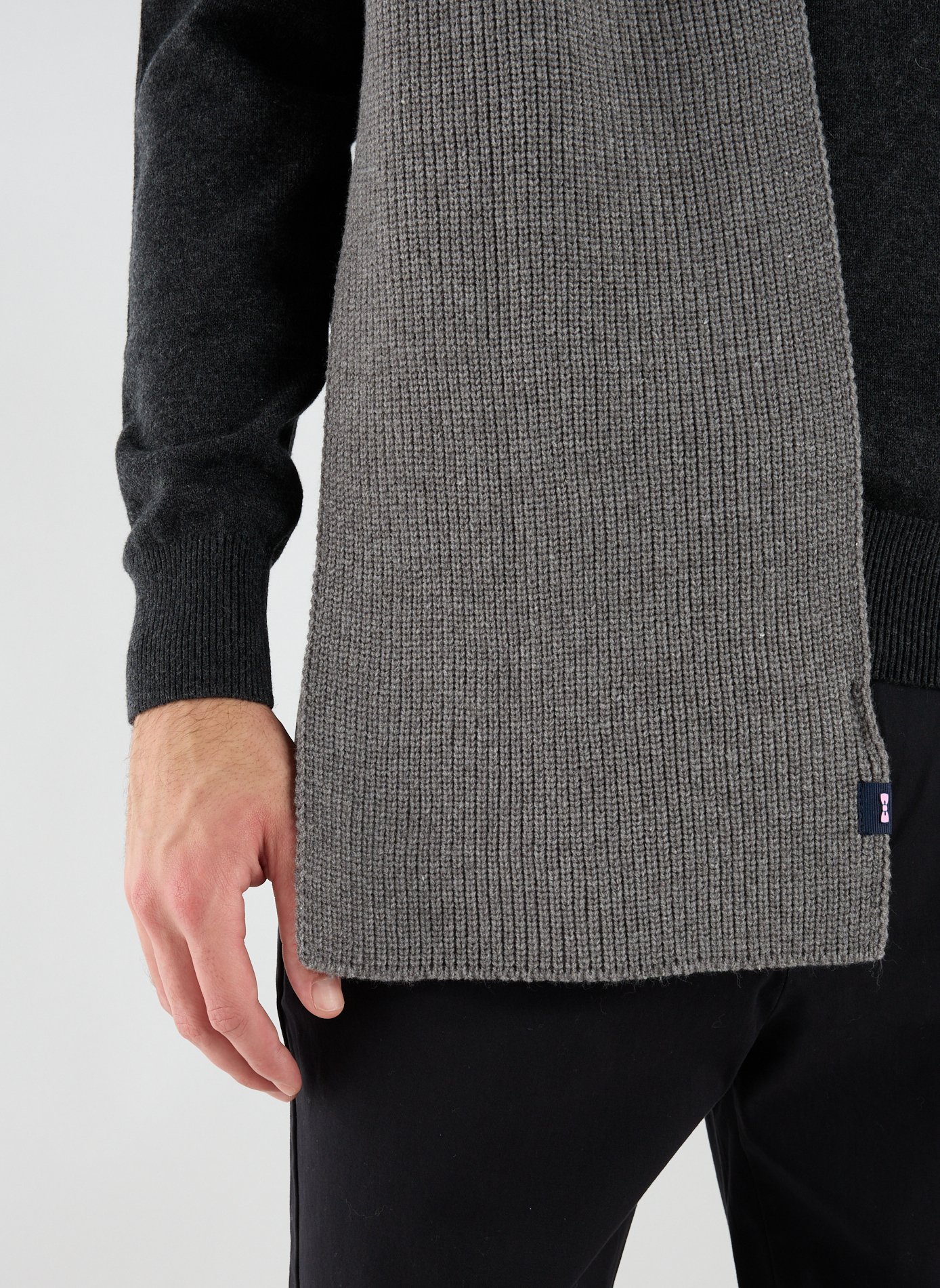 Echarpe en maille EDEN PARK Gris