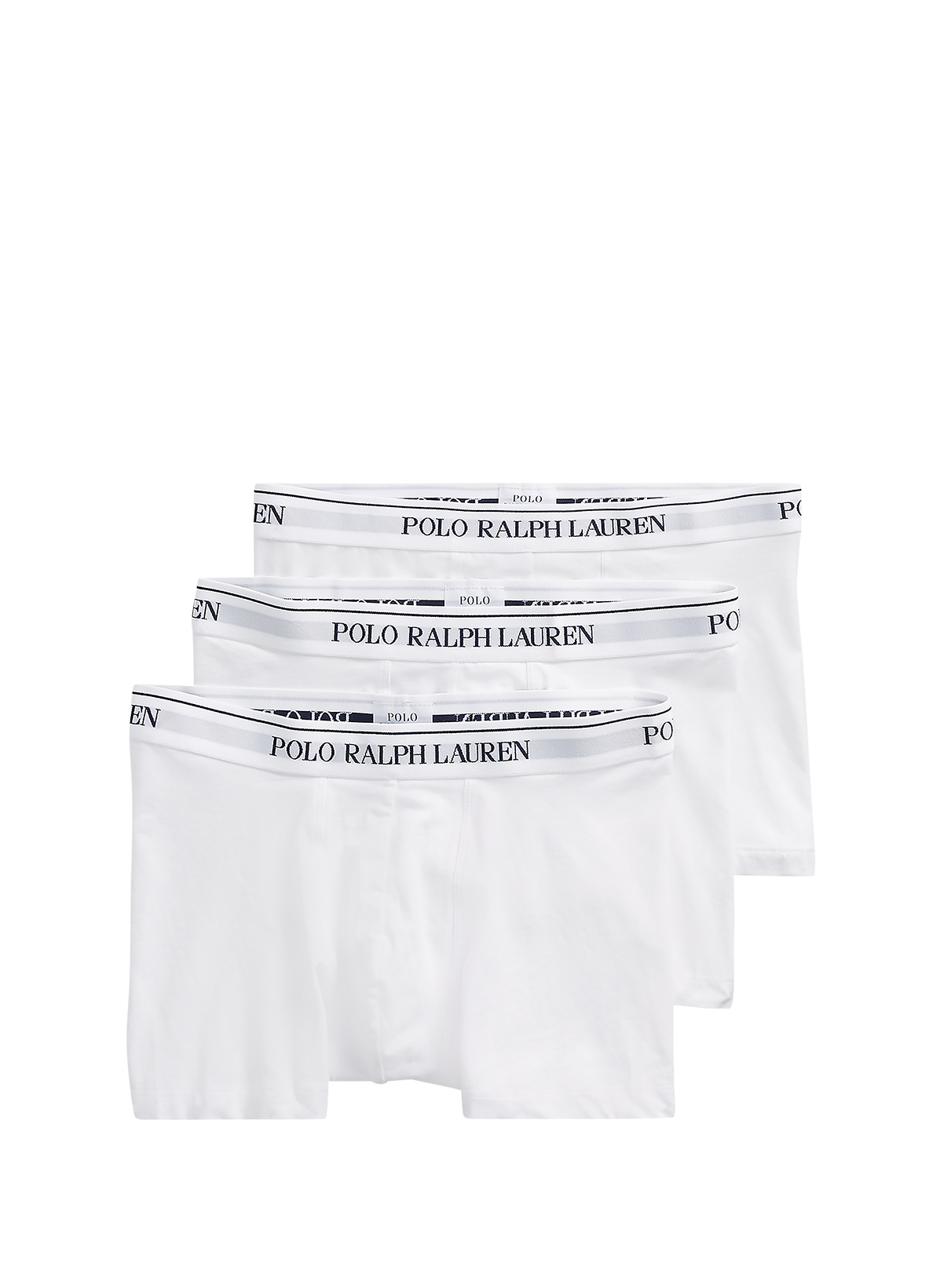 POLO RALPH LAUREN Lot de 3 caleçons en coton mélangé Blanc