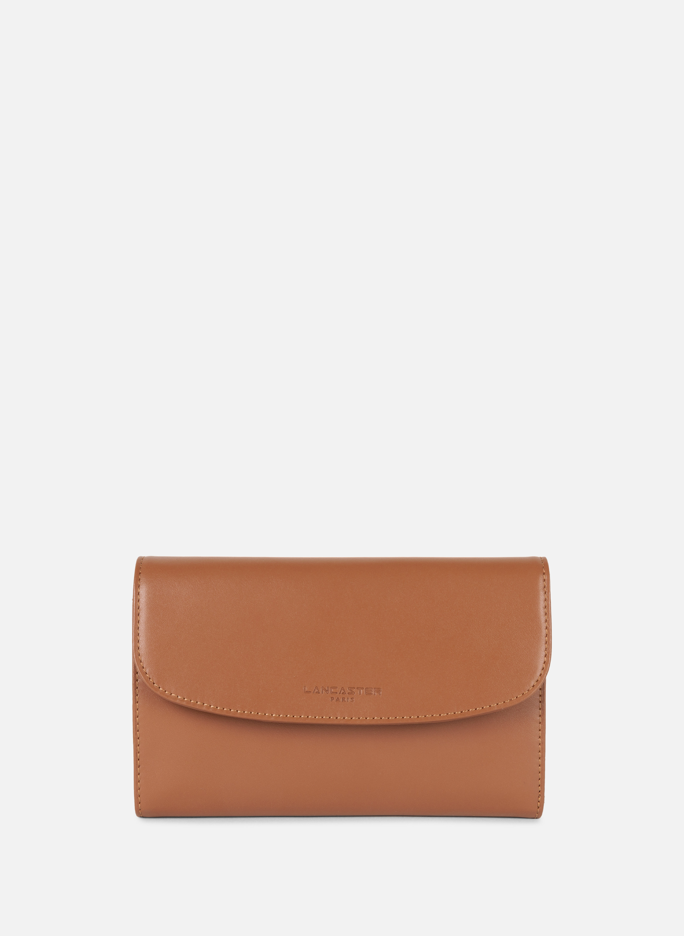 LANCASTER Back to back organizer wallet - Paris PM Brown