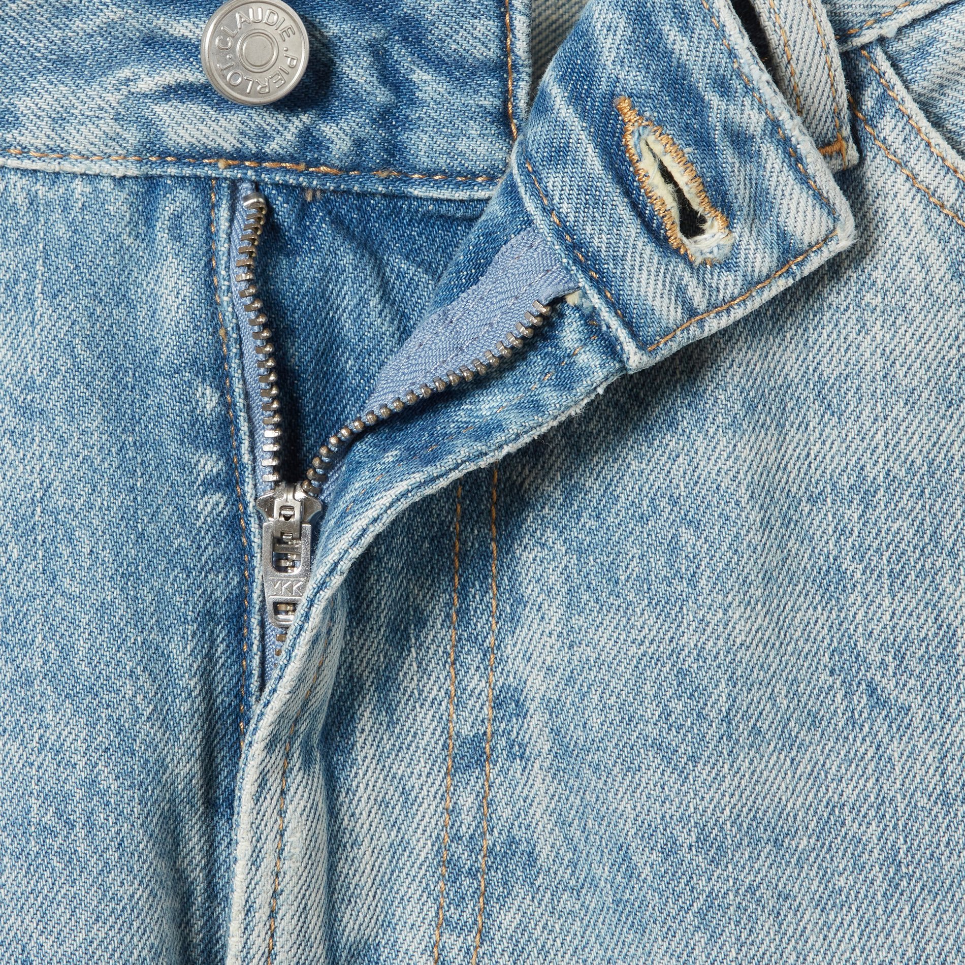 Jean large en coton CLAUDIE PIERLOT Bleu