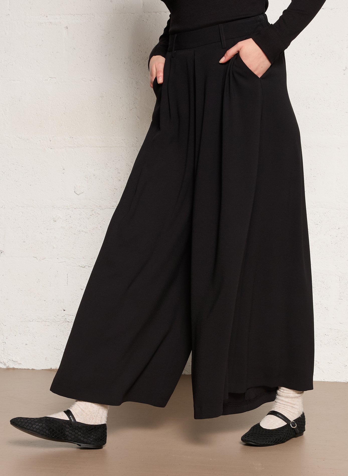 Pantalon palazzo tatiana MAISON 123 Noir