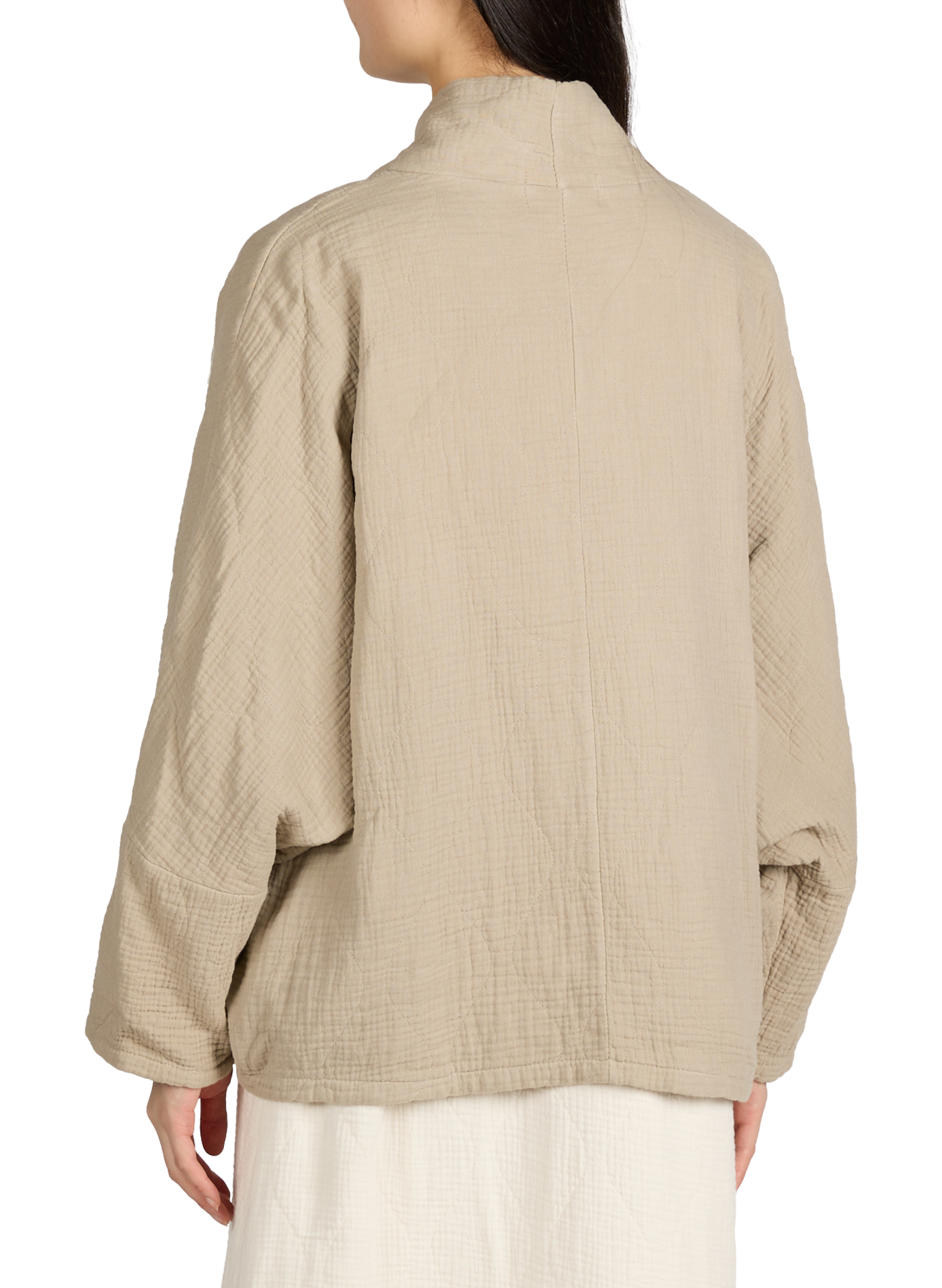 Jacket Chicago in quilted cotton AOKYANOS Beige