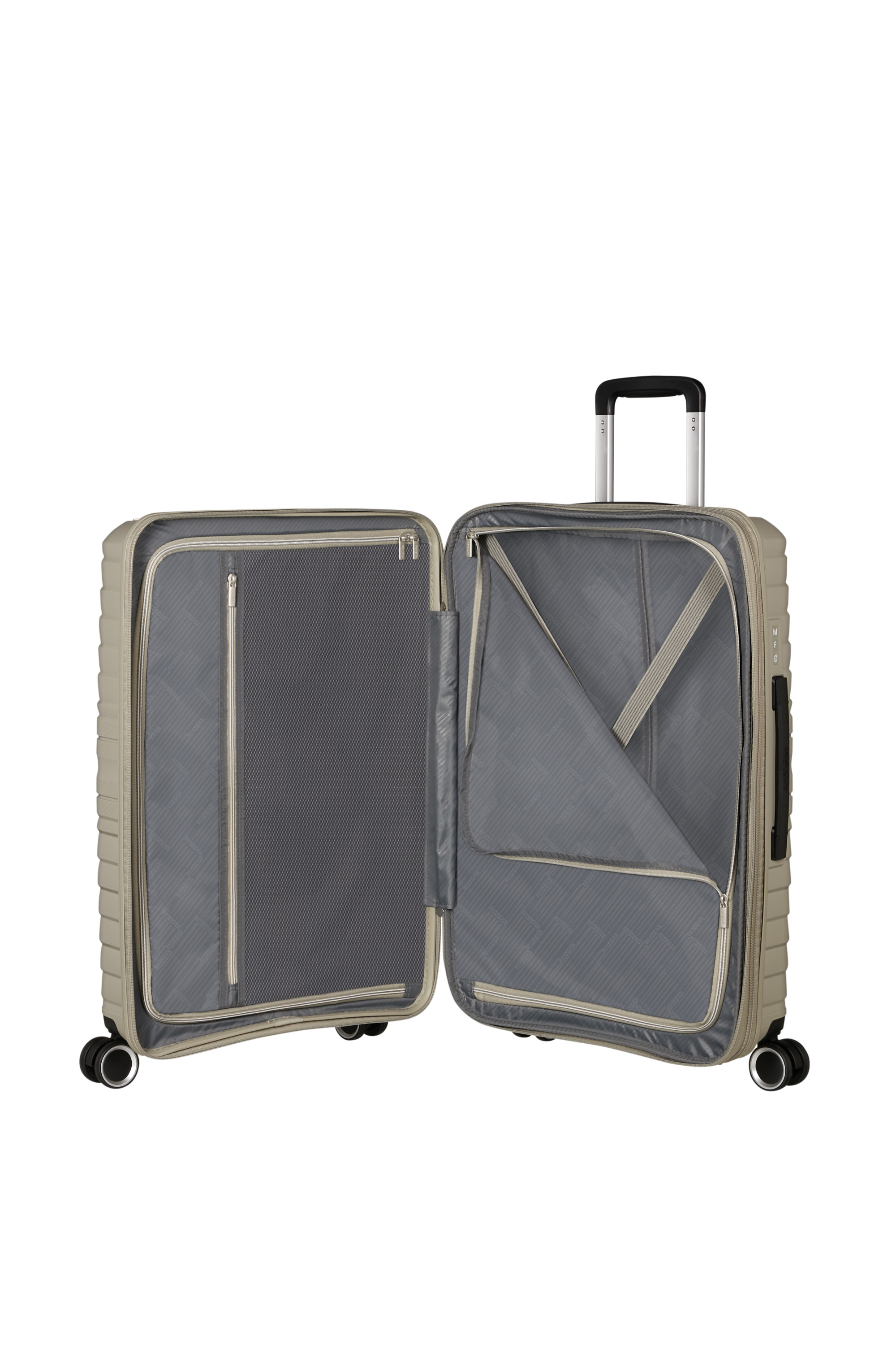Flytwist valise 4 roues taille m AMERICAN TOURISTER Beige