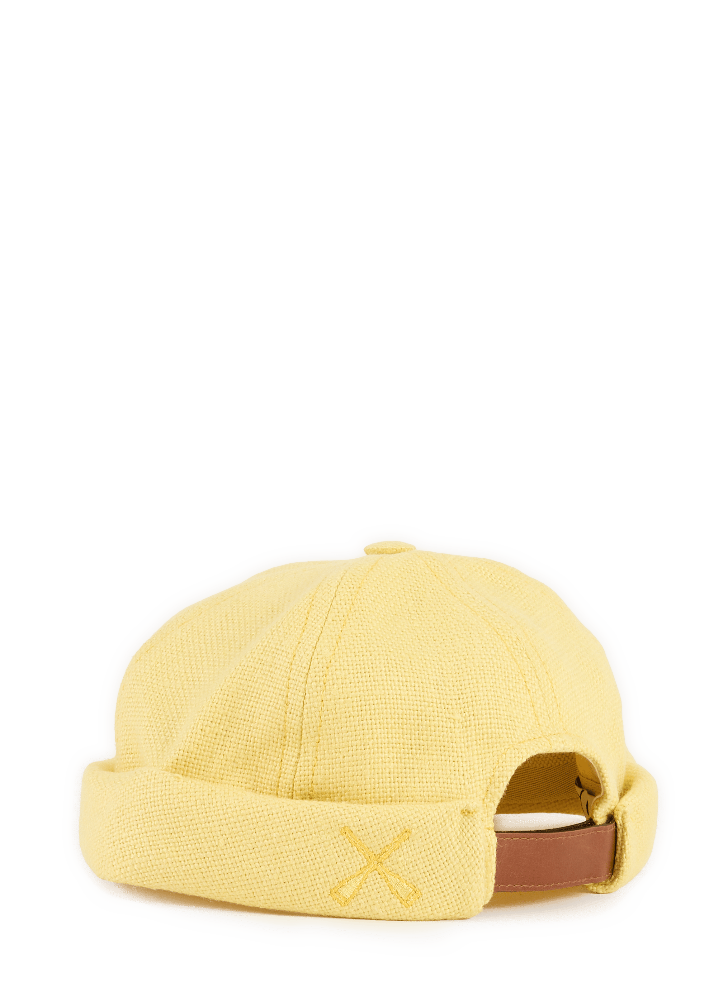 Textured cotton hat BETON CIRE Yellow