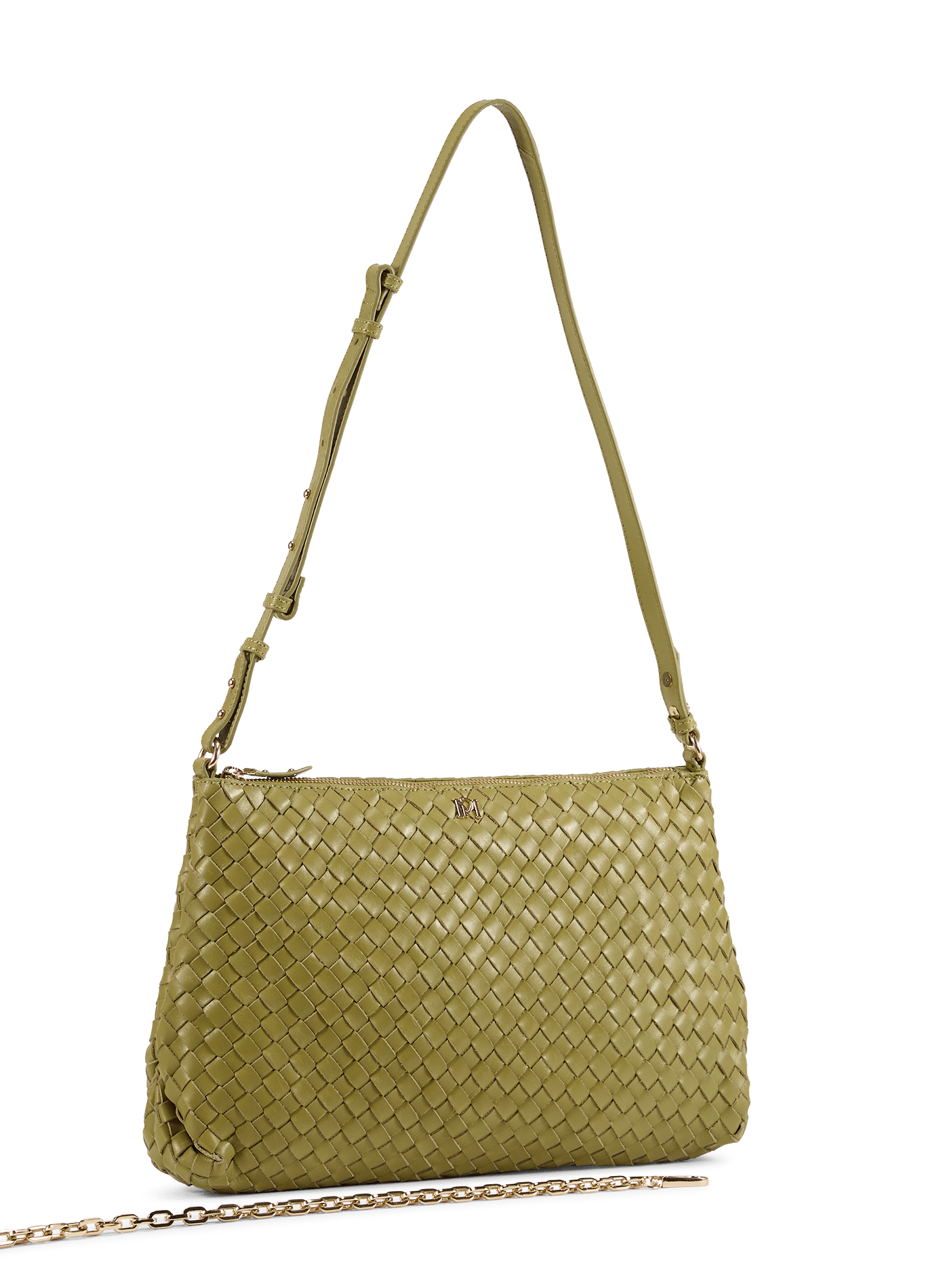 Serion leather handbag PETITE MENDIGOTE Green