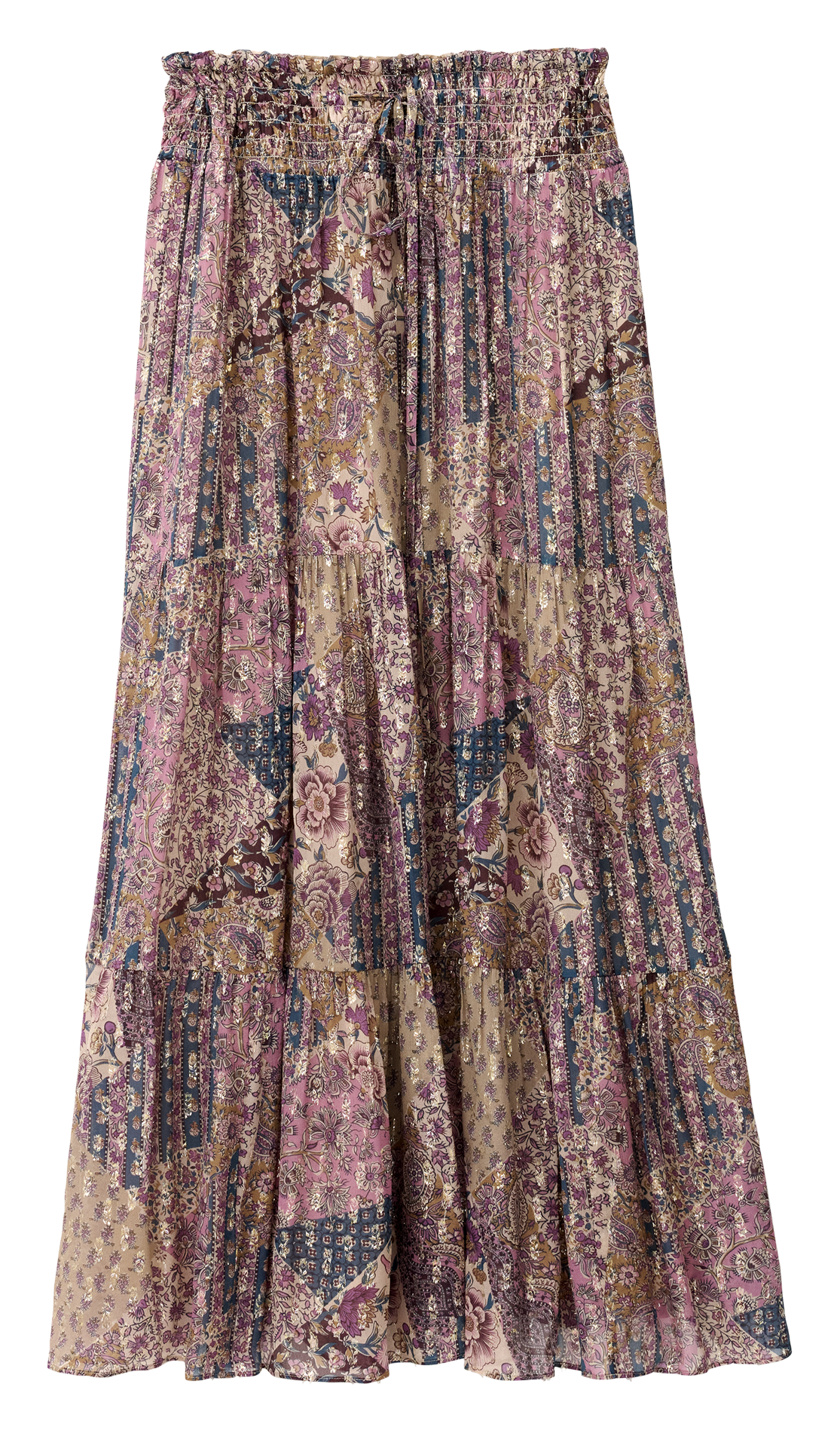 Jupe longue évasée pitsy BA&SH Rose