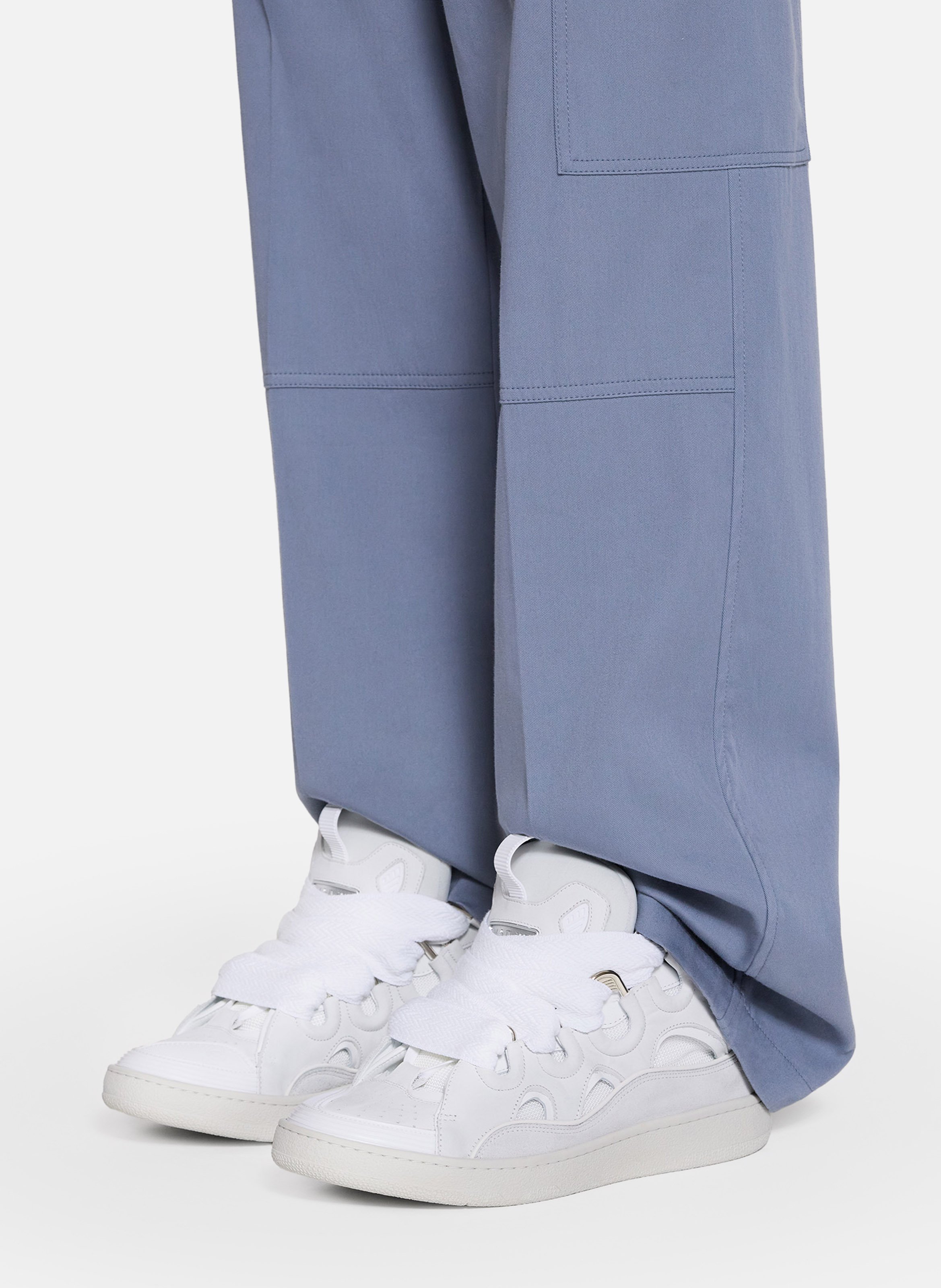 Sneakers curb en cuir LANVIN Blanc