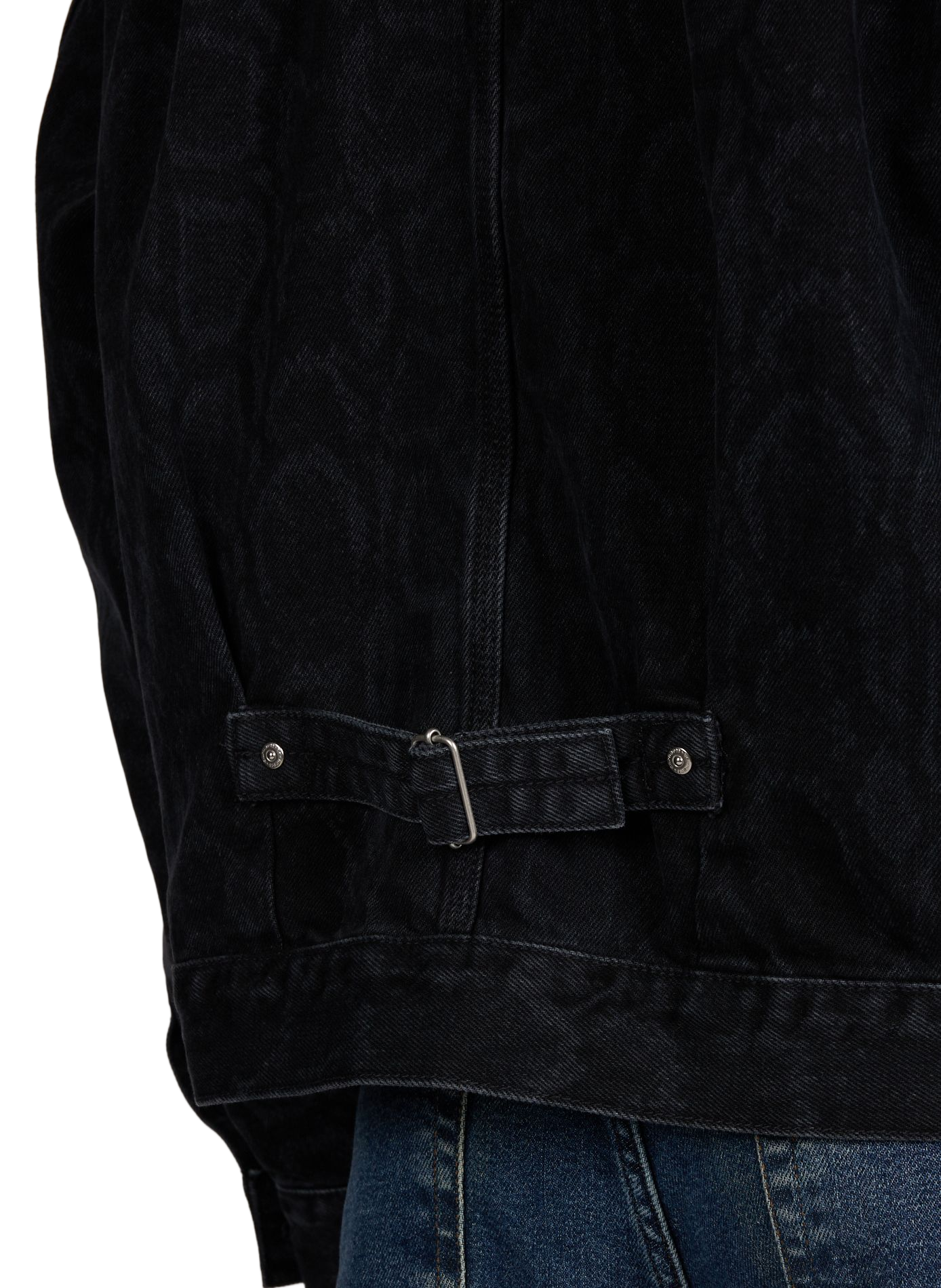 Jacket with classic cotton denim collar CARHARTT WIP Black