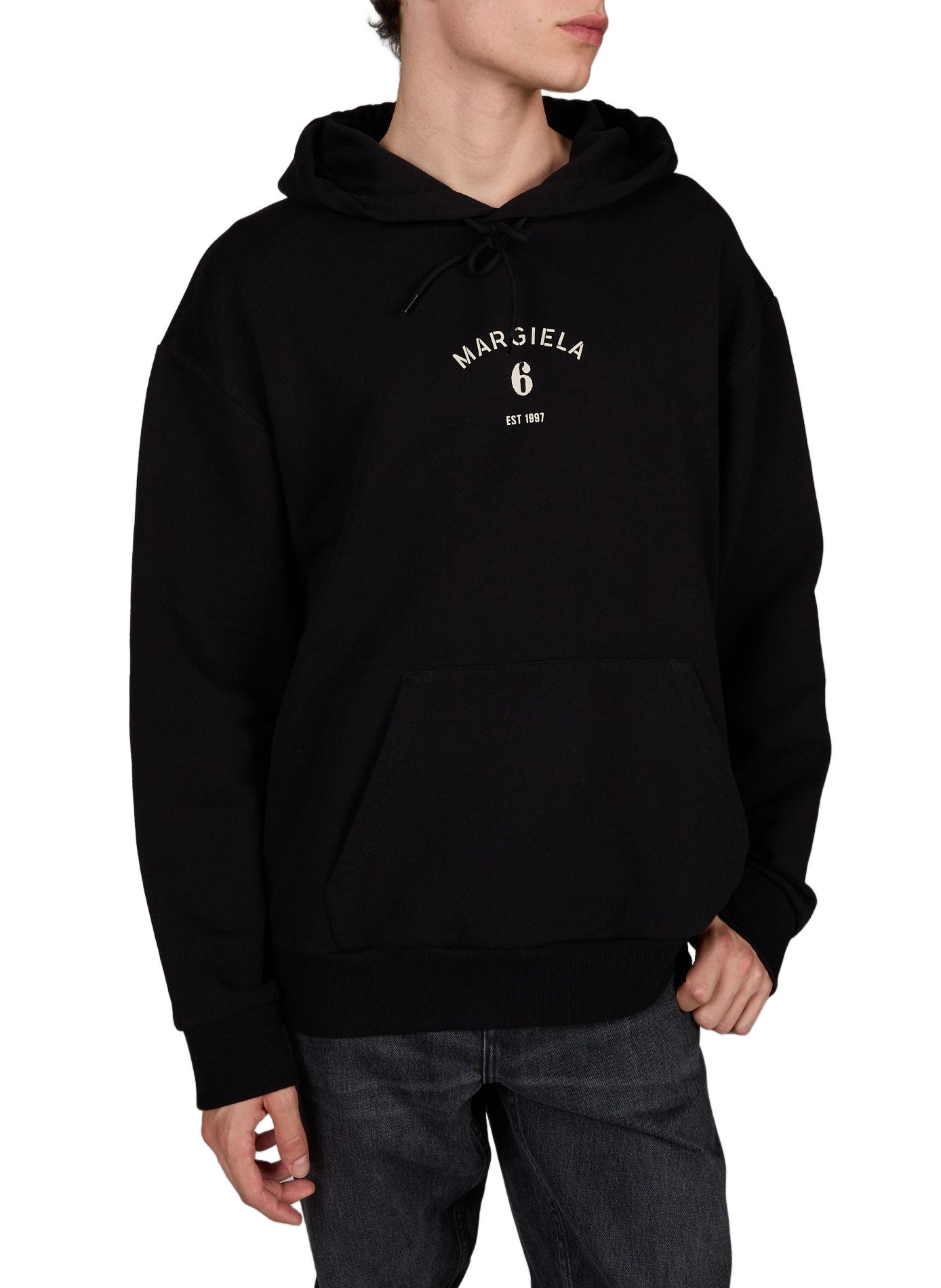 Oversized Hoodie MAISON MARGIELA Black