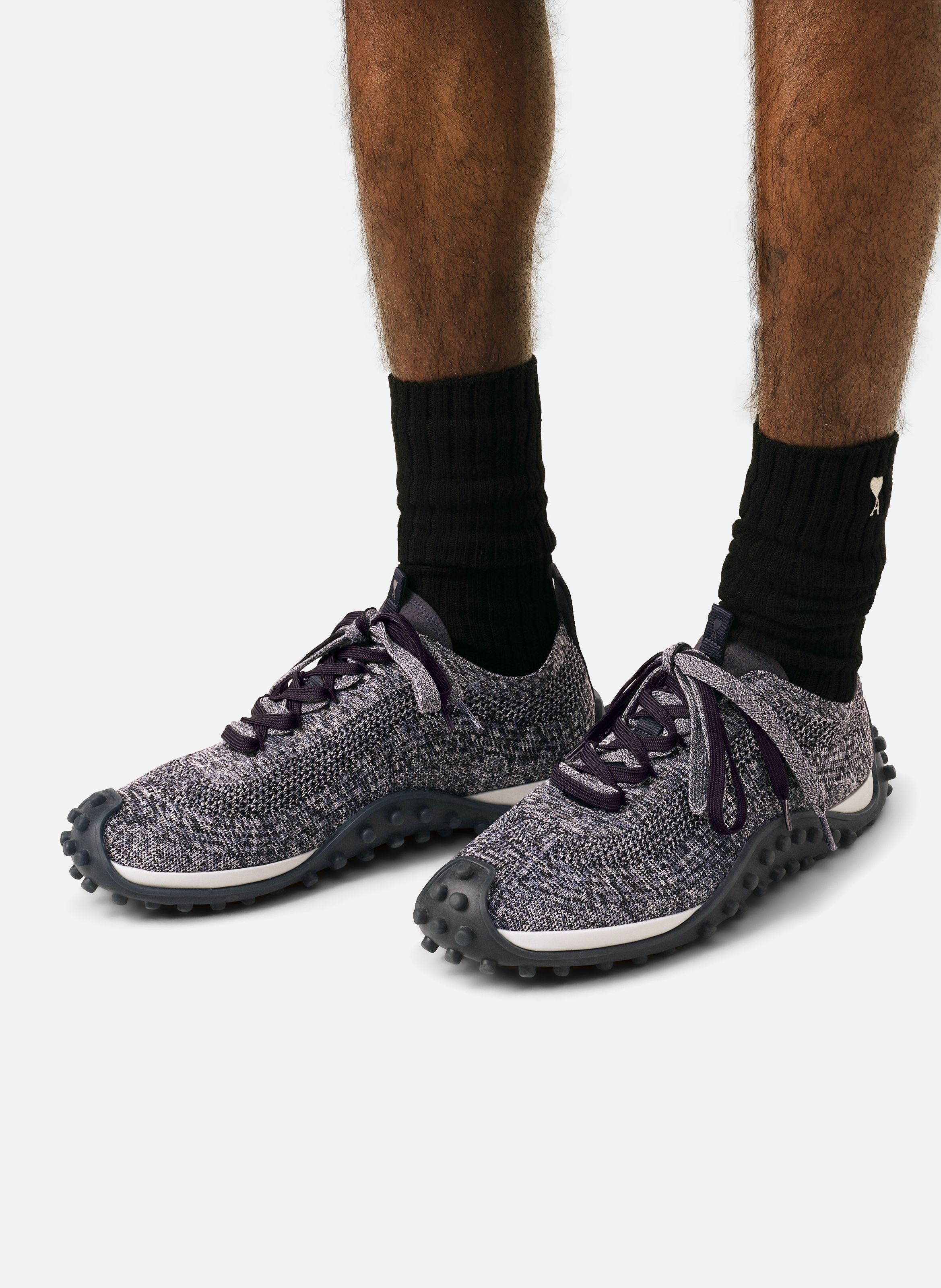 Sneakers mirage unisexe en maille AMI PARIS Multicolore