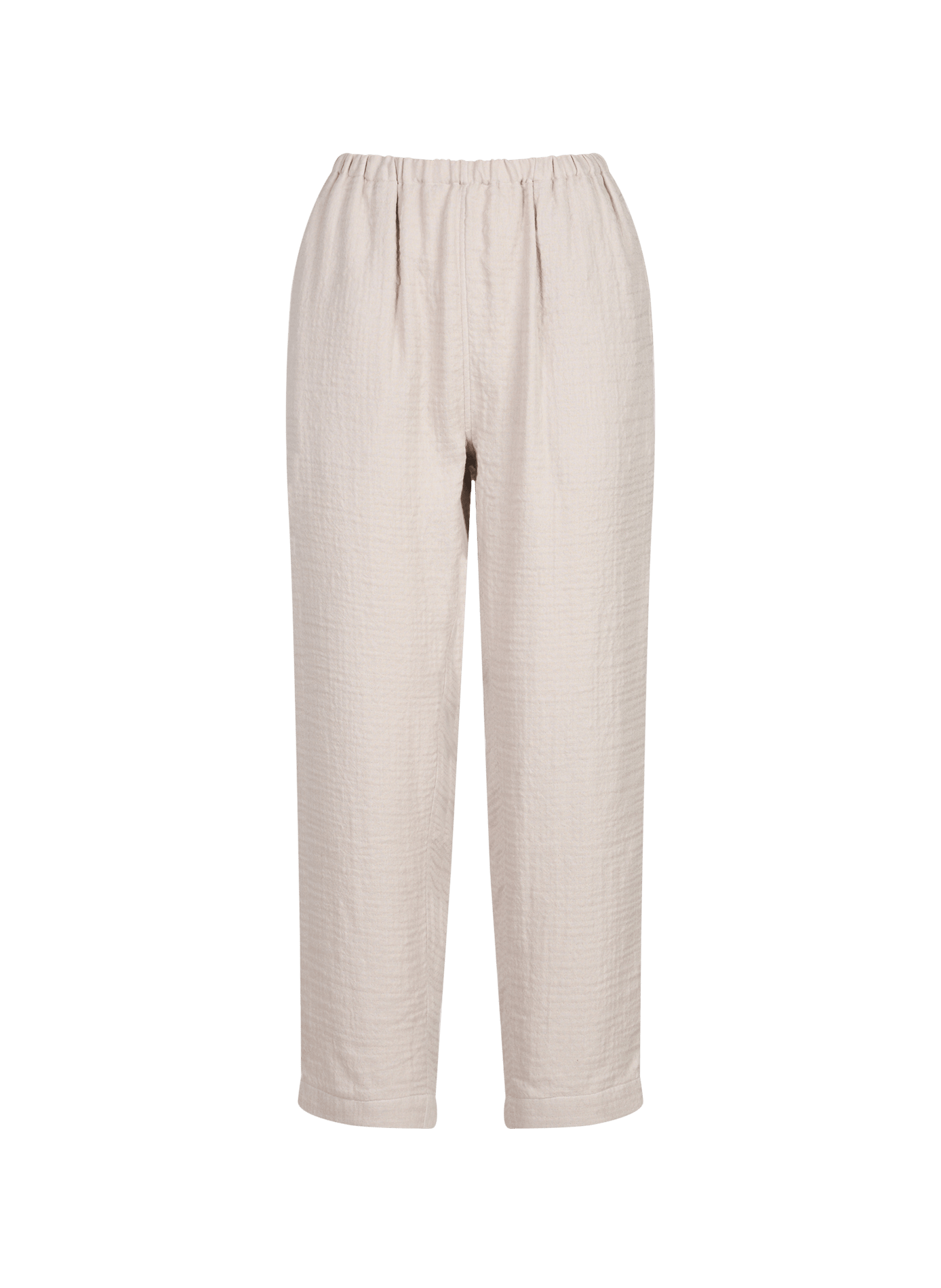 Textured Cotton Long Pyjama Set UCHINO Beige