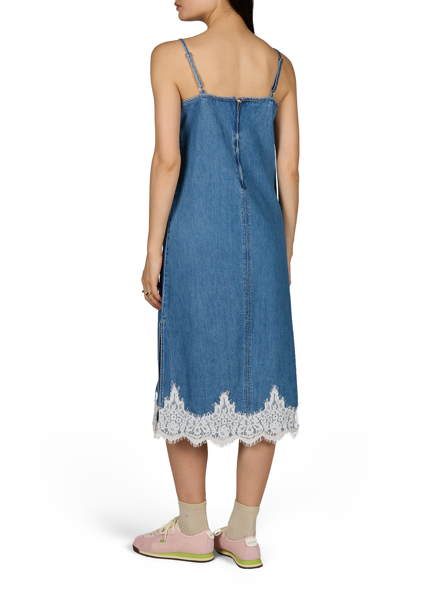 Midi-Kleid aus Baumwolle LEVI'S Blau