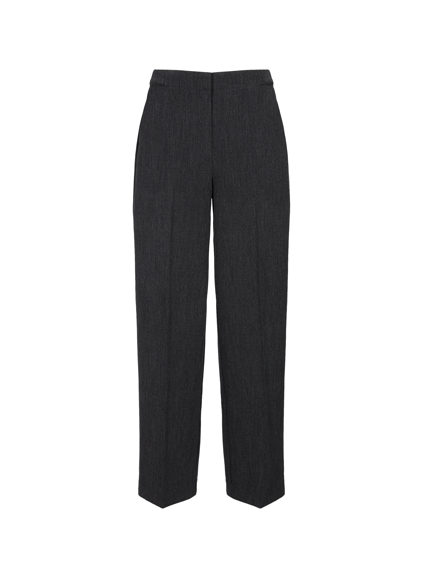 Solid straight tailored pants OBJECT Black
