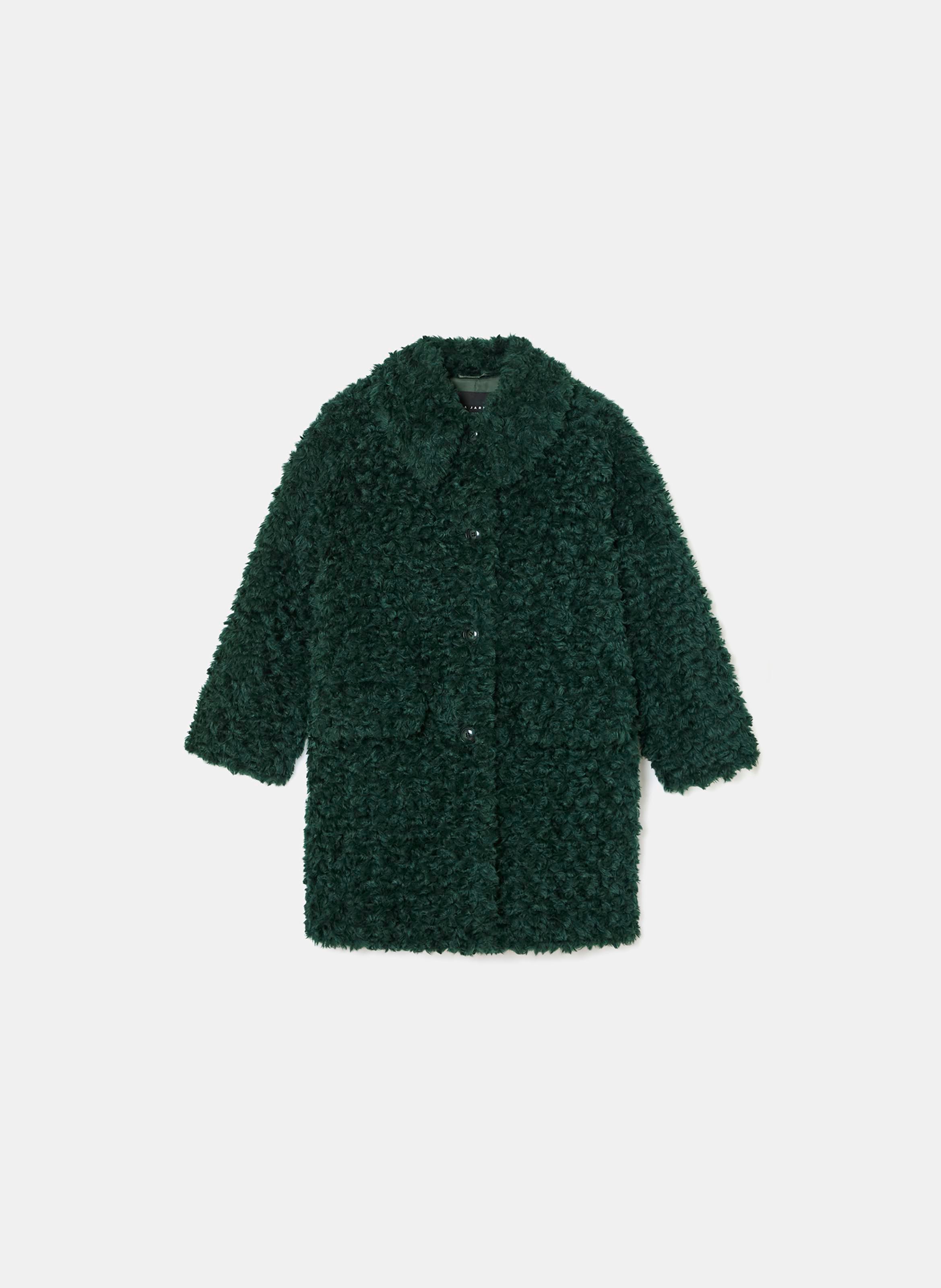 Manteau fausse fourrure mael TARA JARMON Vert