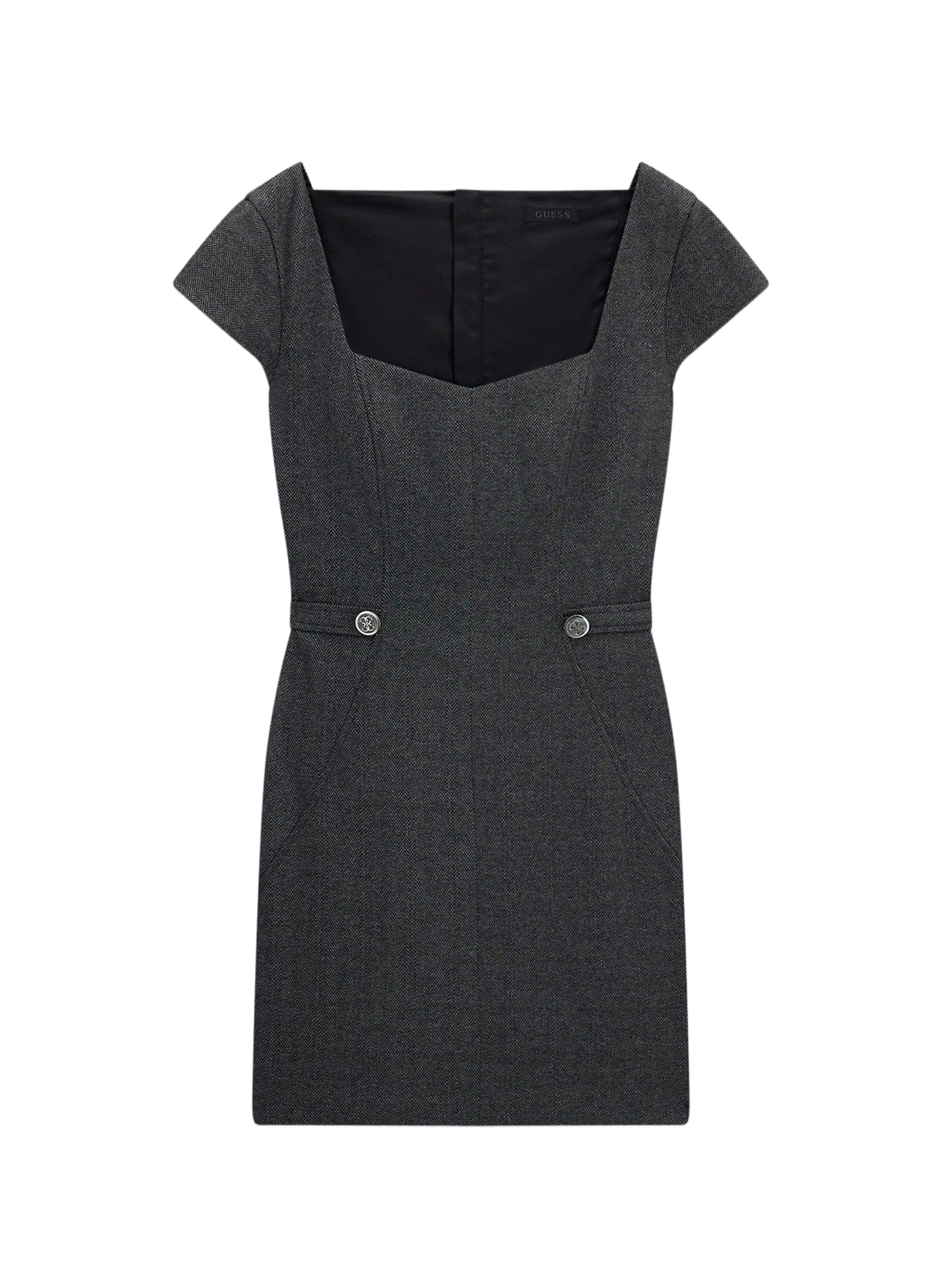 Robe courte encolure coeur  GUESS Grey