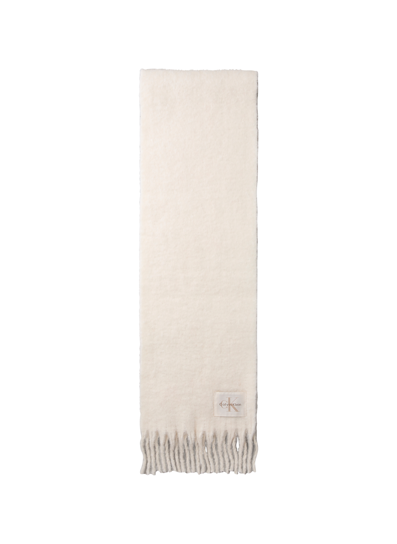 Echarpe à franges unie CALVIN KLEIN Beige