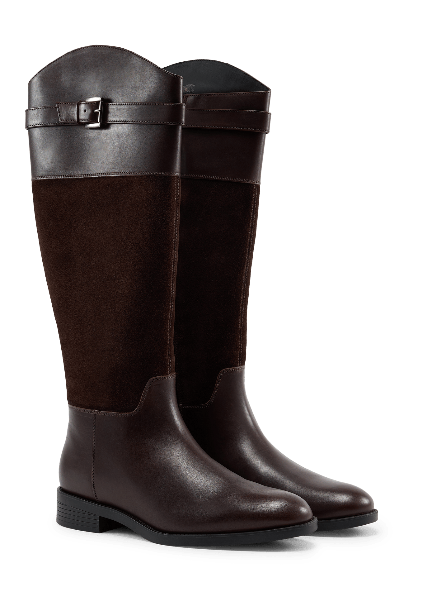 Esmeena two-tone boots GEOX Brown