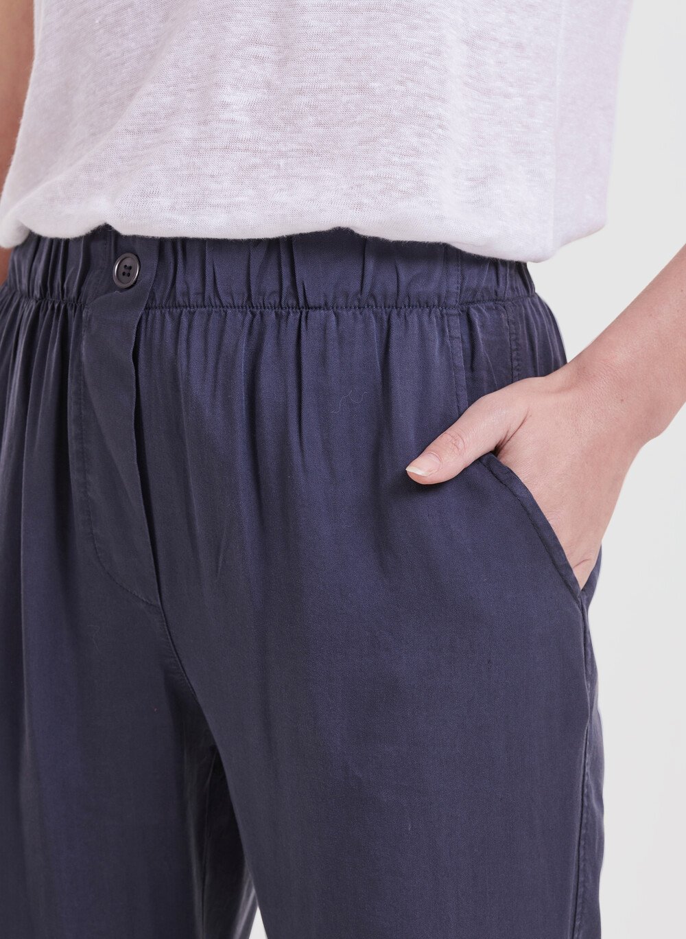 Rechte 7/8-broek LA FEE MARABOUTEE Blauw