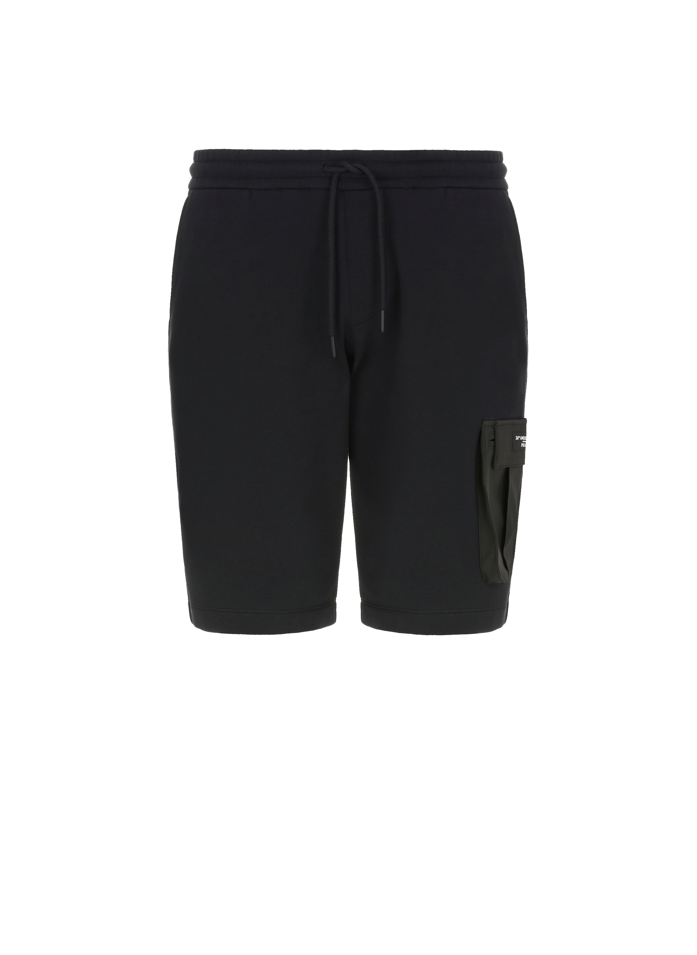 Shorts bermuda en coton fleece mélancé America's Cup x Prada