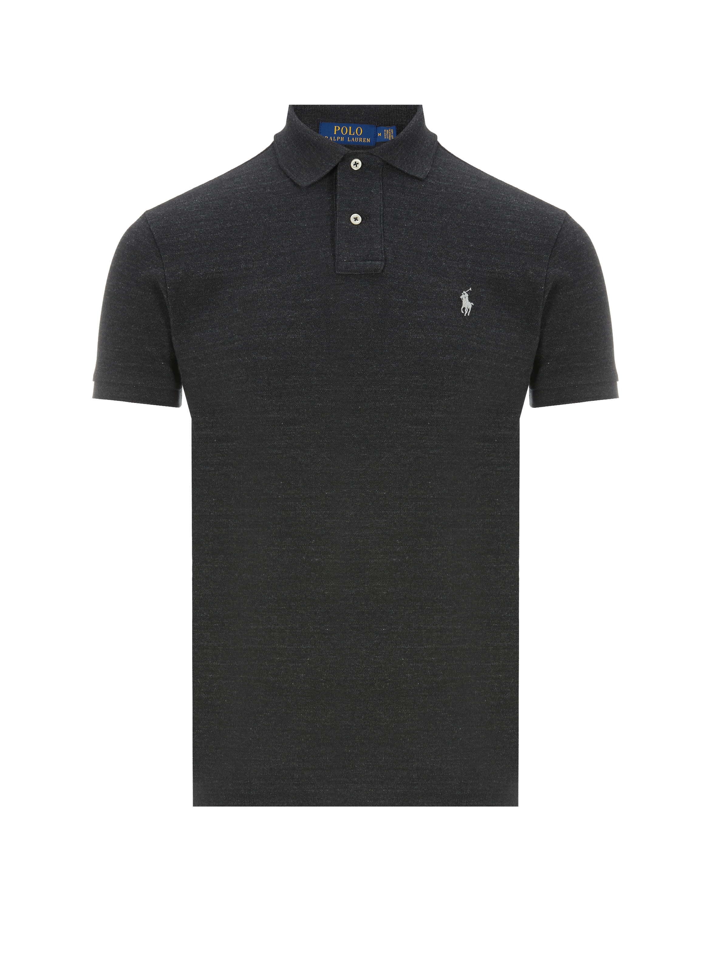 Polo droit en piqué de coton